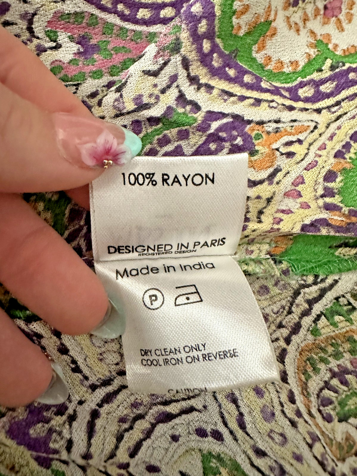 Miss June Dress Legend OS Maxi sequins paisley