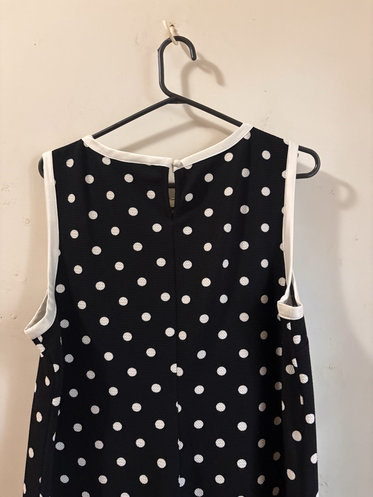 RMLL black and white polka dot mini dress with cutout size XLP