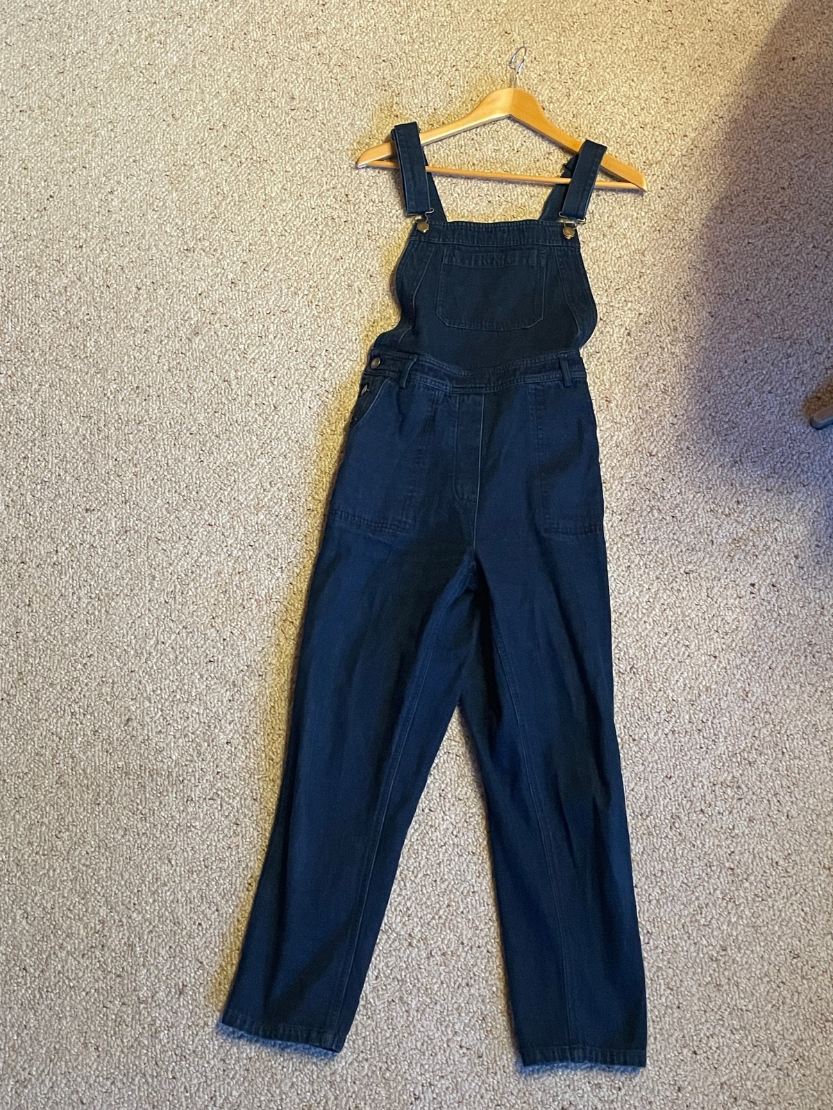 BARBOUR Langford Dungaree Jeans navy womens ladies girls UK 10, EU 36