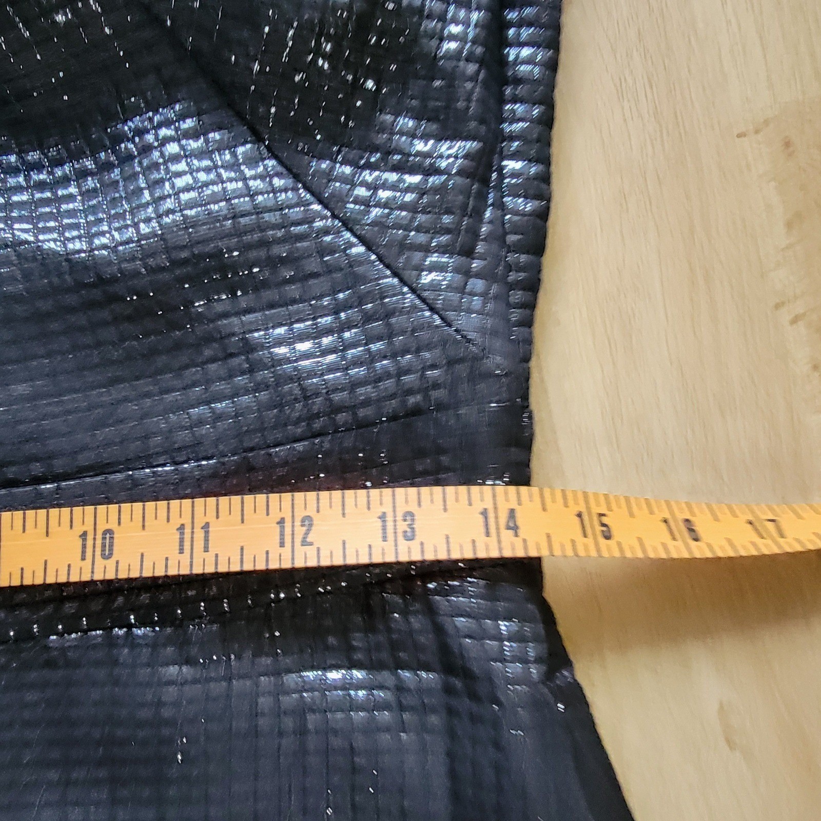 NWT Banana Republic Monogram Black One Shoulder Sequin Grid Dress Size 8