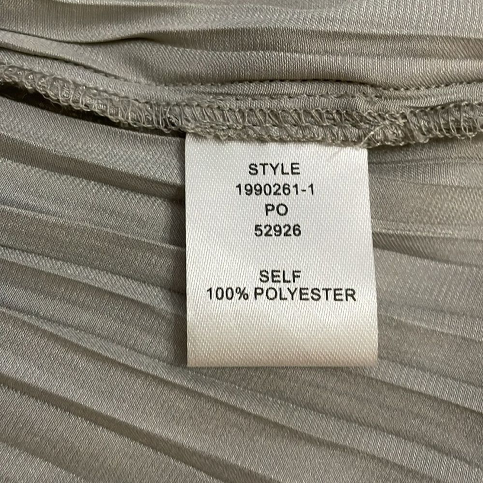 Current Air Gray Split Neck Flutter Sleeve Smocked Dress Womens Medium 1990261-1