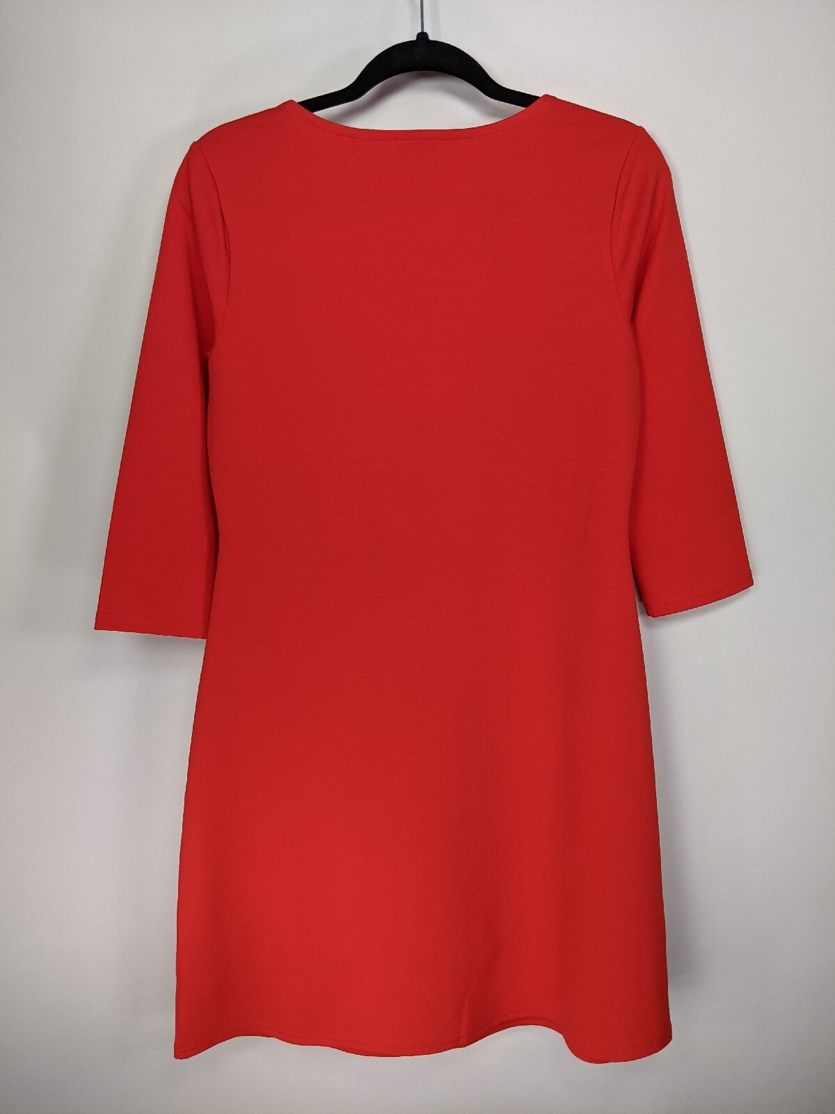 Liz Claiborne Red Knit 3/4 Sleeve A-Line Sheath Dress Size XS