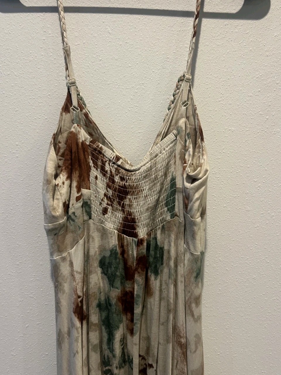 American Rag Natural Tone Boho Pullover Dress Sz L Excellent Condition