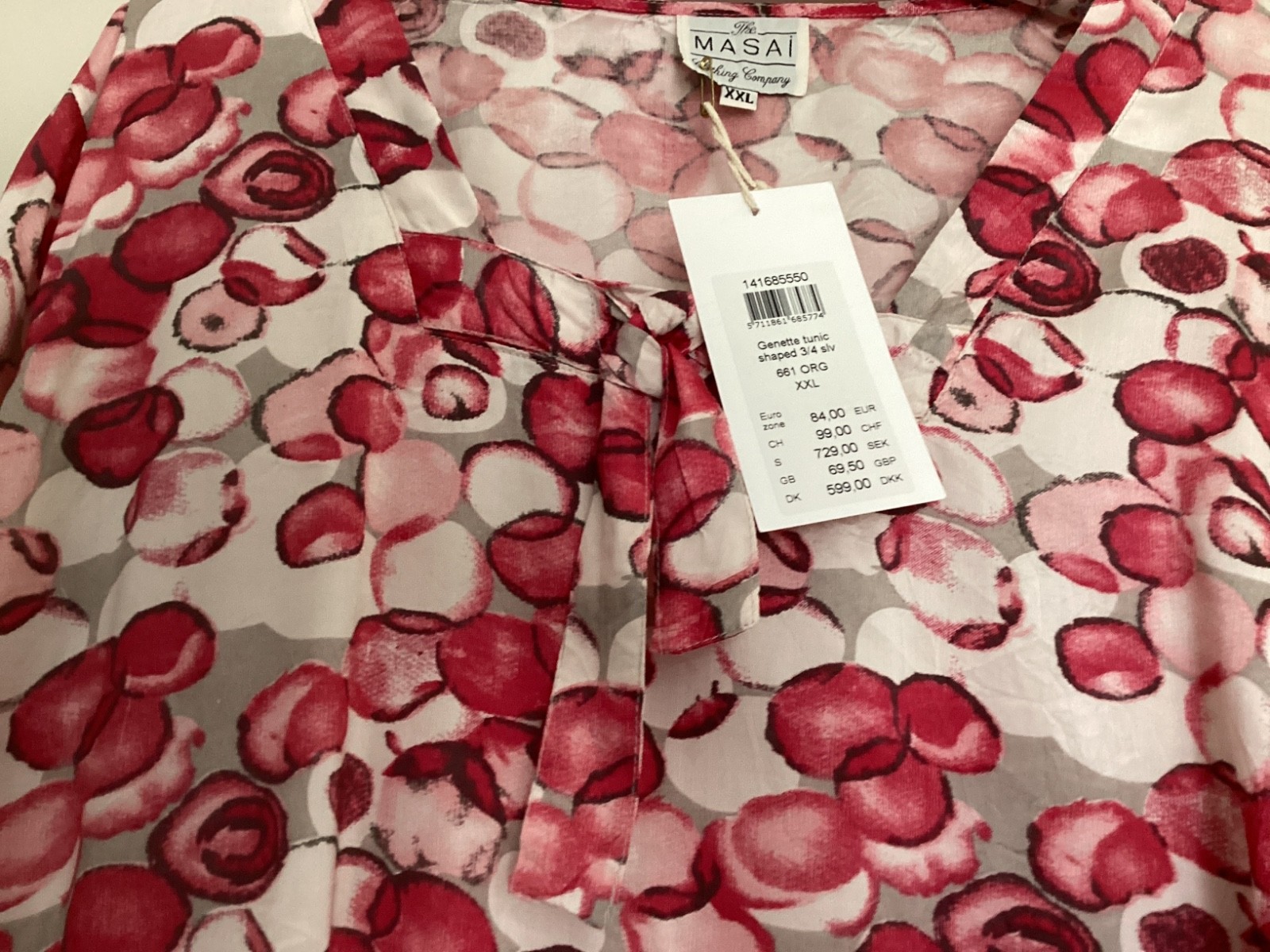 MASAI NEW ‘Genette’ RELAXED ‘Leaf’ DRESS & Matching SCARF Size XXL PLUS