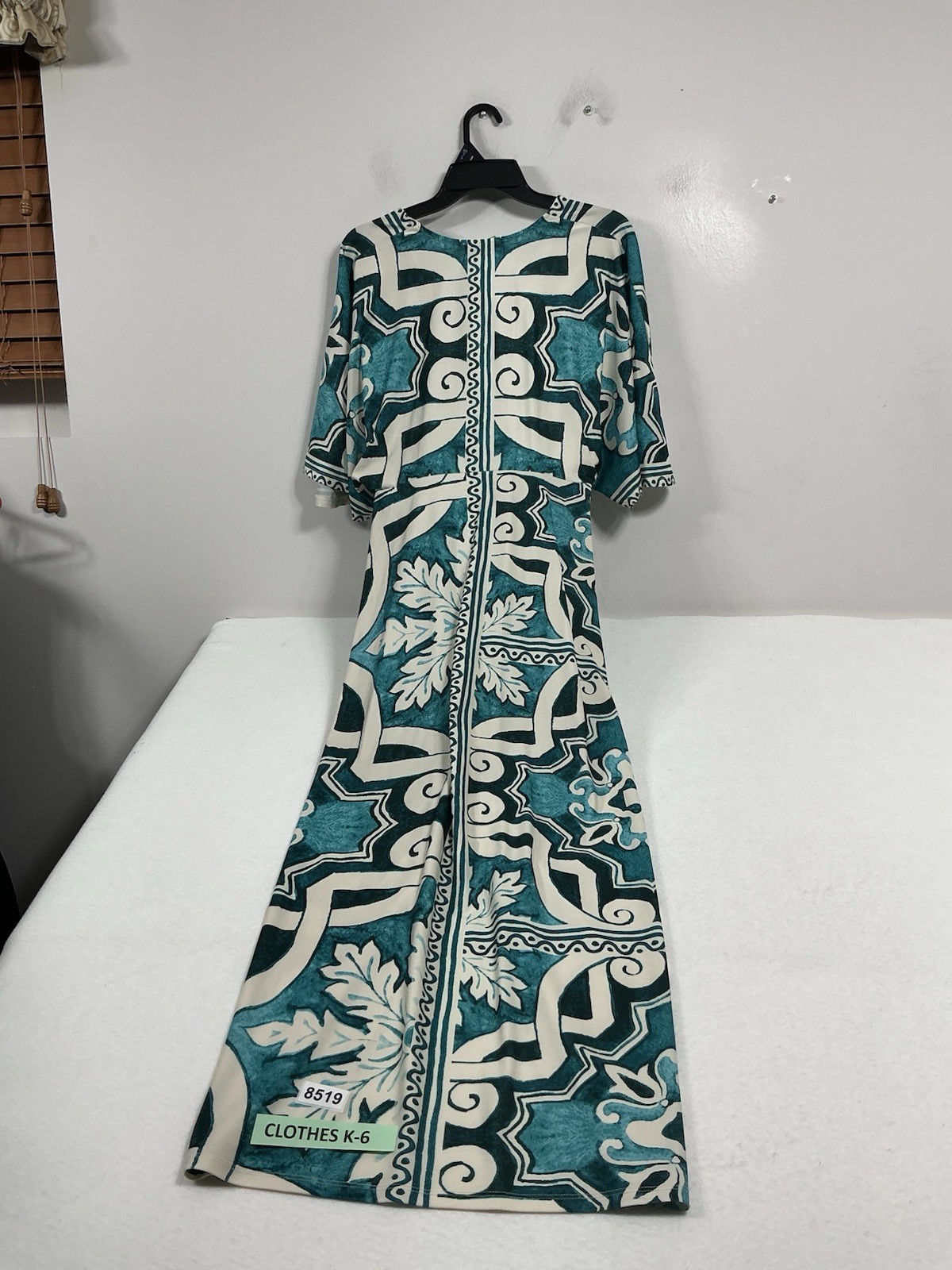 Womans Excellent Condition La Bella Boutique Bodycon Maxi Dress Large Green