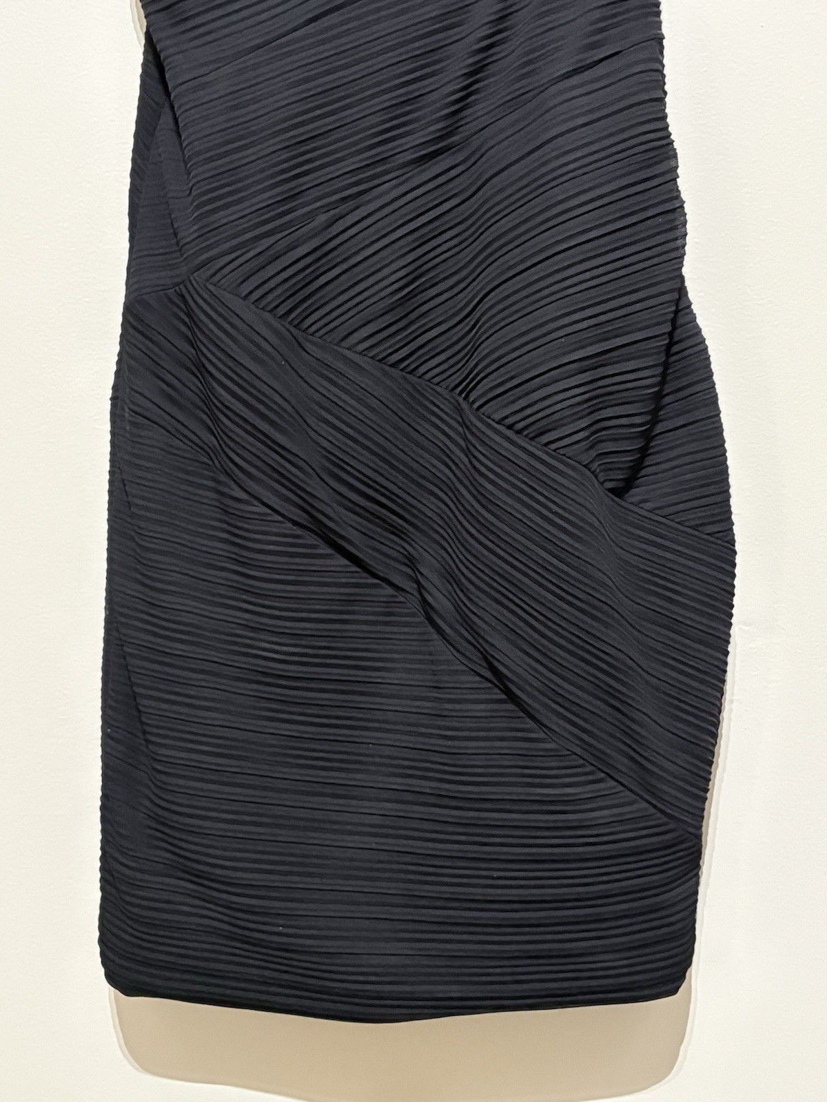 DECODE 1.8 Asymmetrical Neckline Sheath Dress Size 8 With Beaded Accent Lined