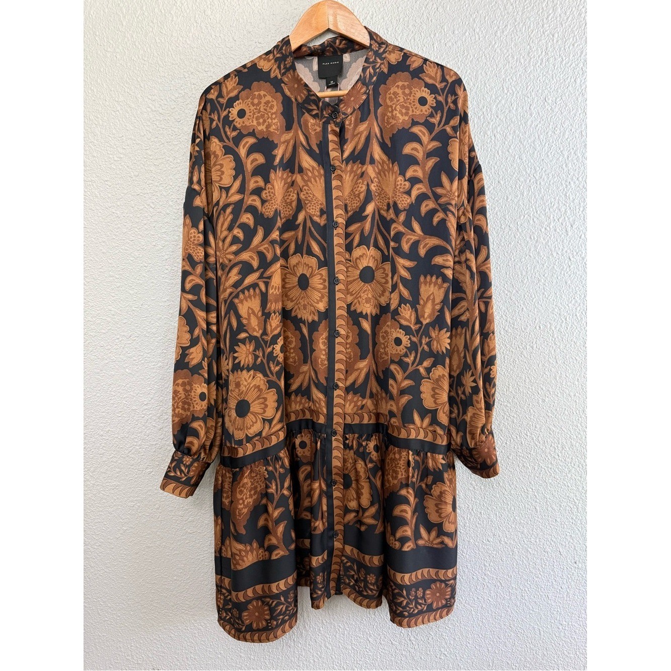 NWT Alex Marie Floral Blouson sleeves Size 16
