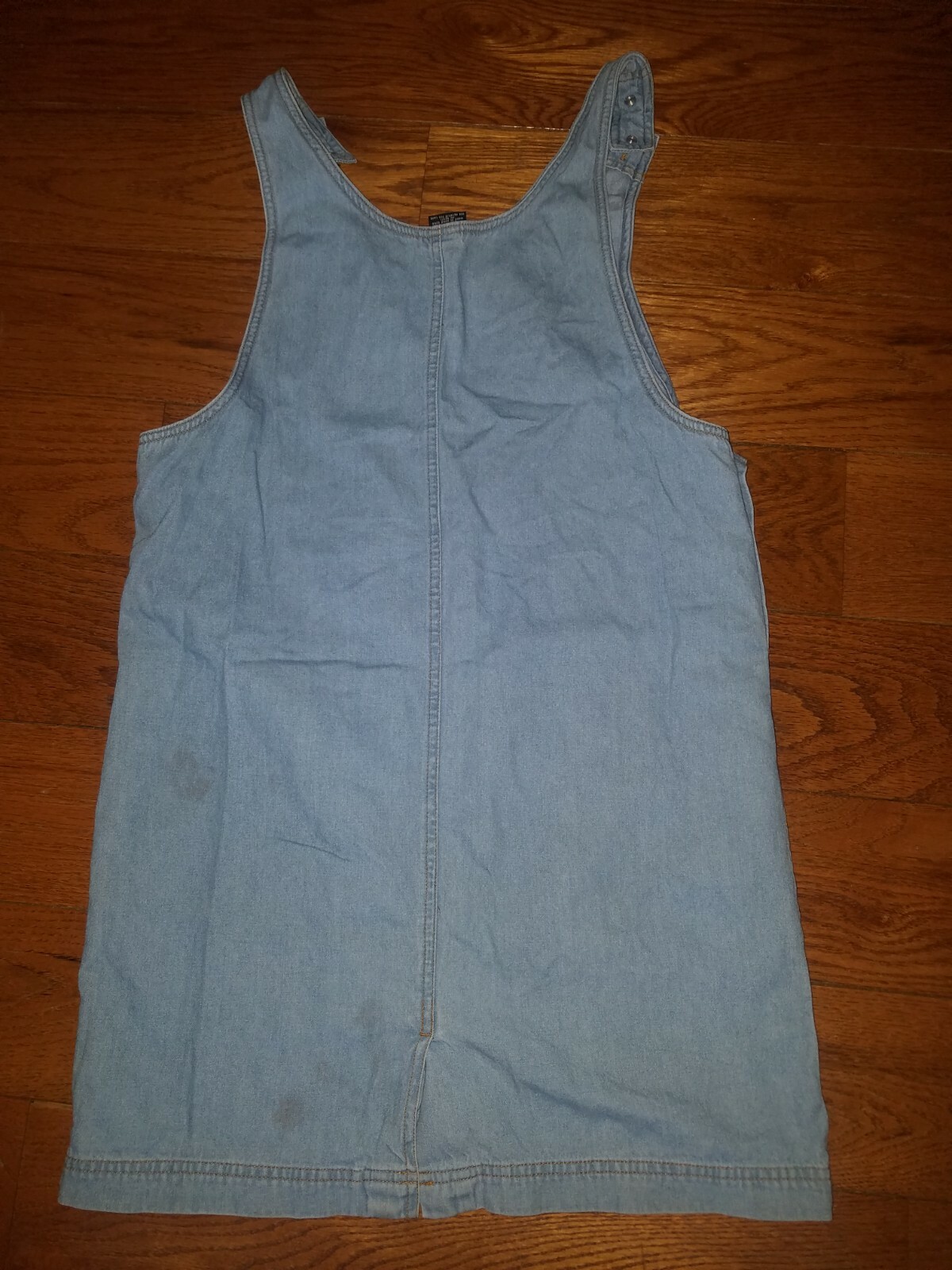 Vintage Womens Warner Bros Disney Looney Tunes Denim Embroider Dress Size Medium