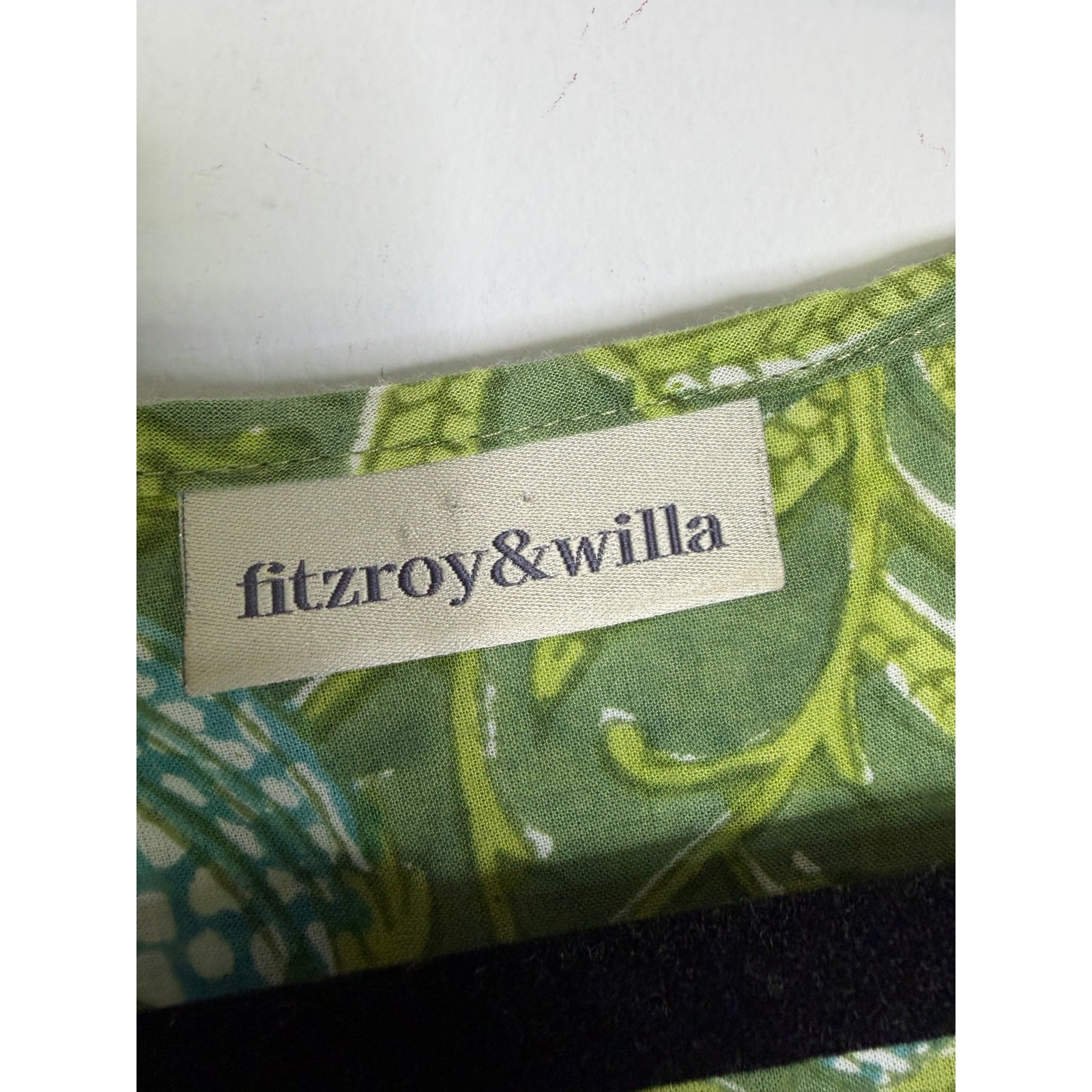 Fitzroy & Willa Island Time Dress Size Medium 100% Cotton