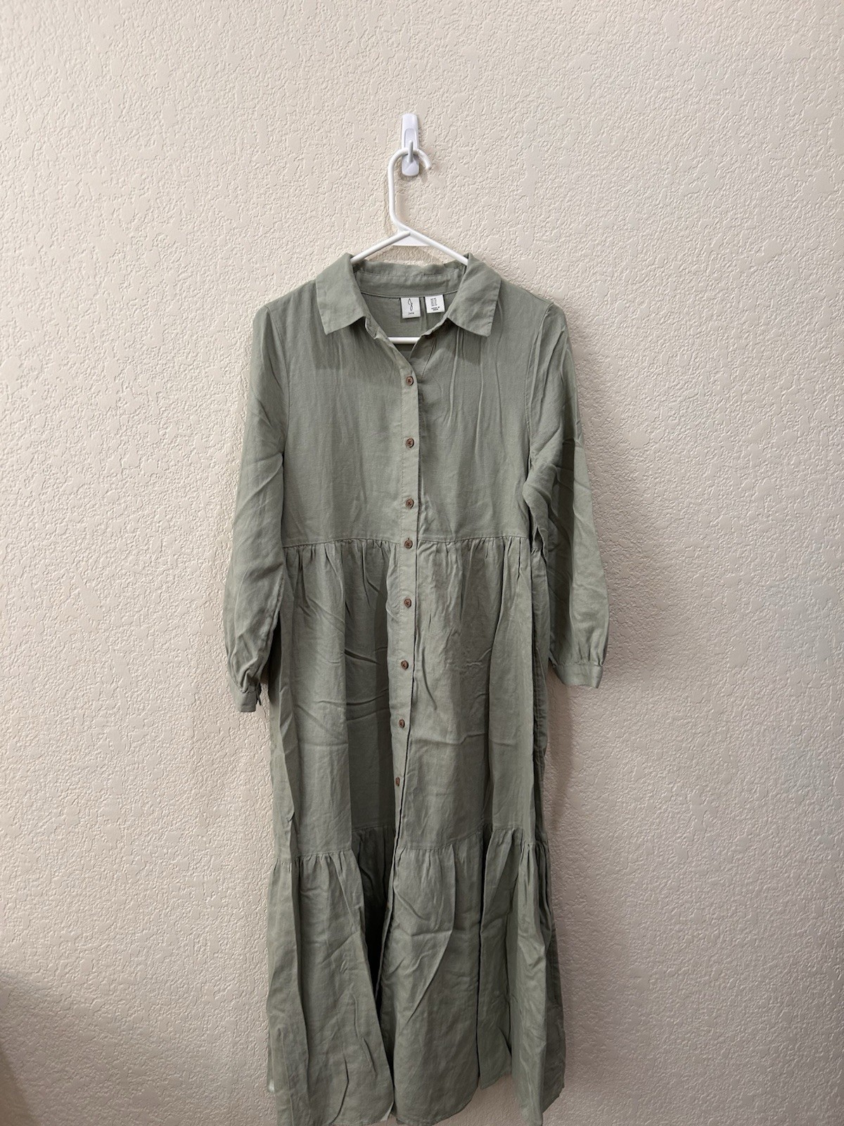 Joie Women’s Midi Linen/Lyocell Button Dress Size Medium