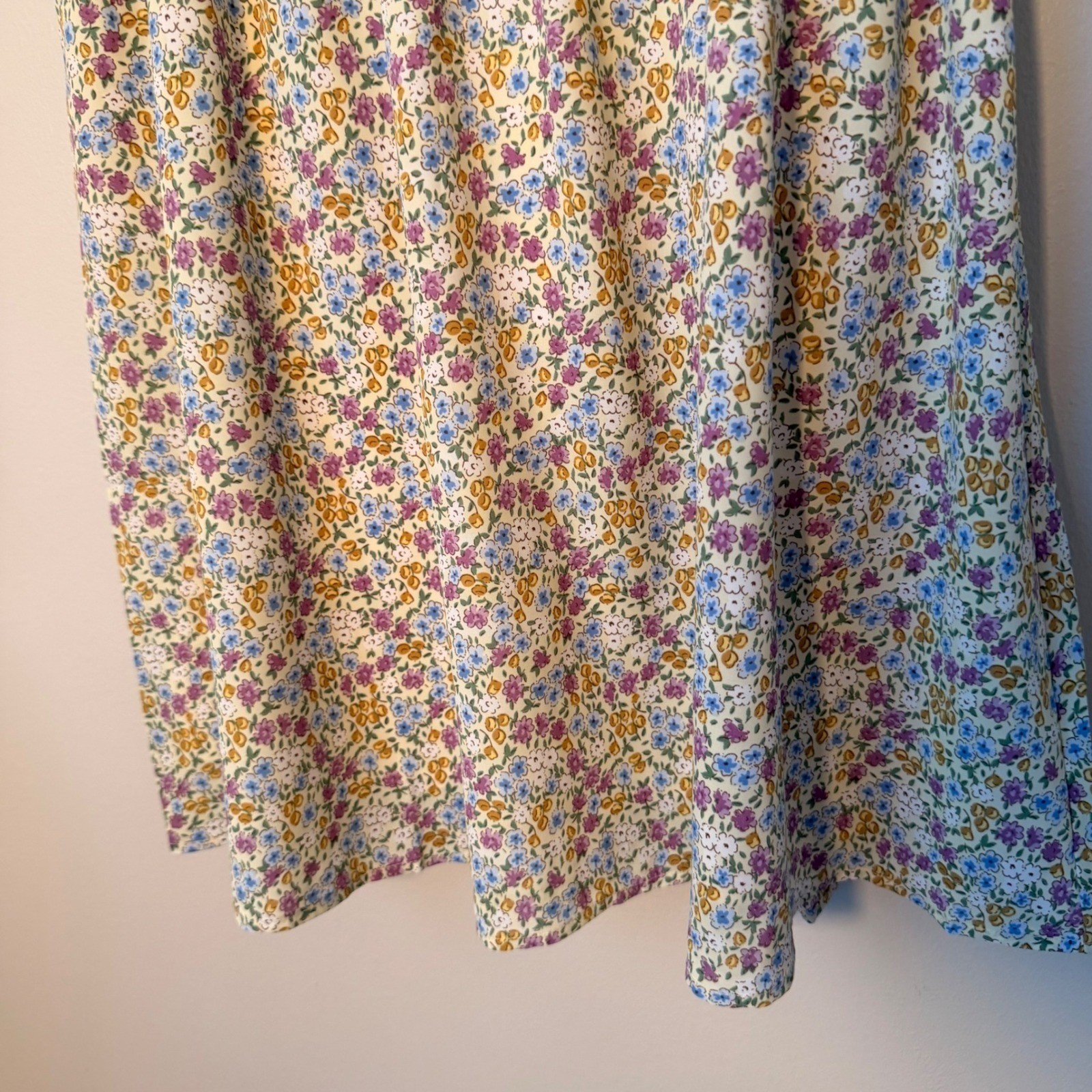 Cottagecore Floral Lightweight Lined Floral Summer Mini Dress NEW (SM) Romantic