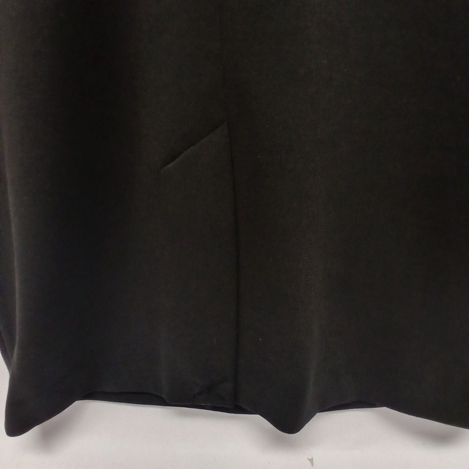 Karl Lagerfeld Paris Dress 0 Black Sleeveless Mock Neck Midi Zip Logo Pockets