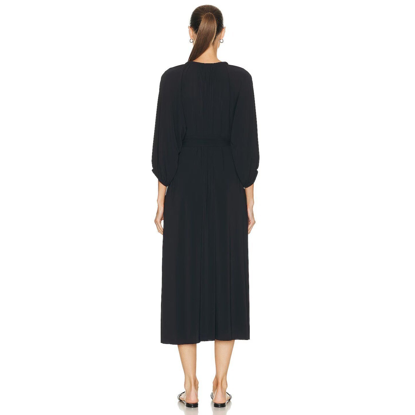 ERES Adela Dress in Noir Black Medium New Womens Maxi Long Beach Gown