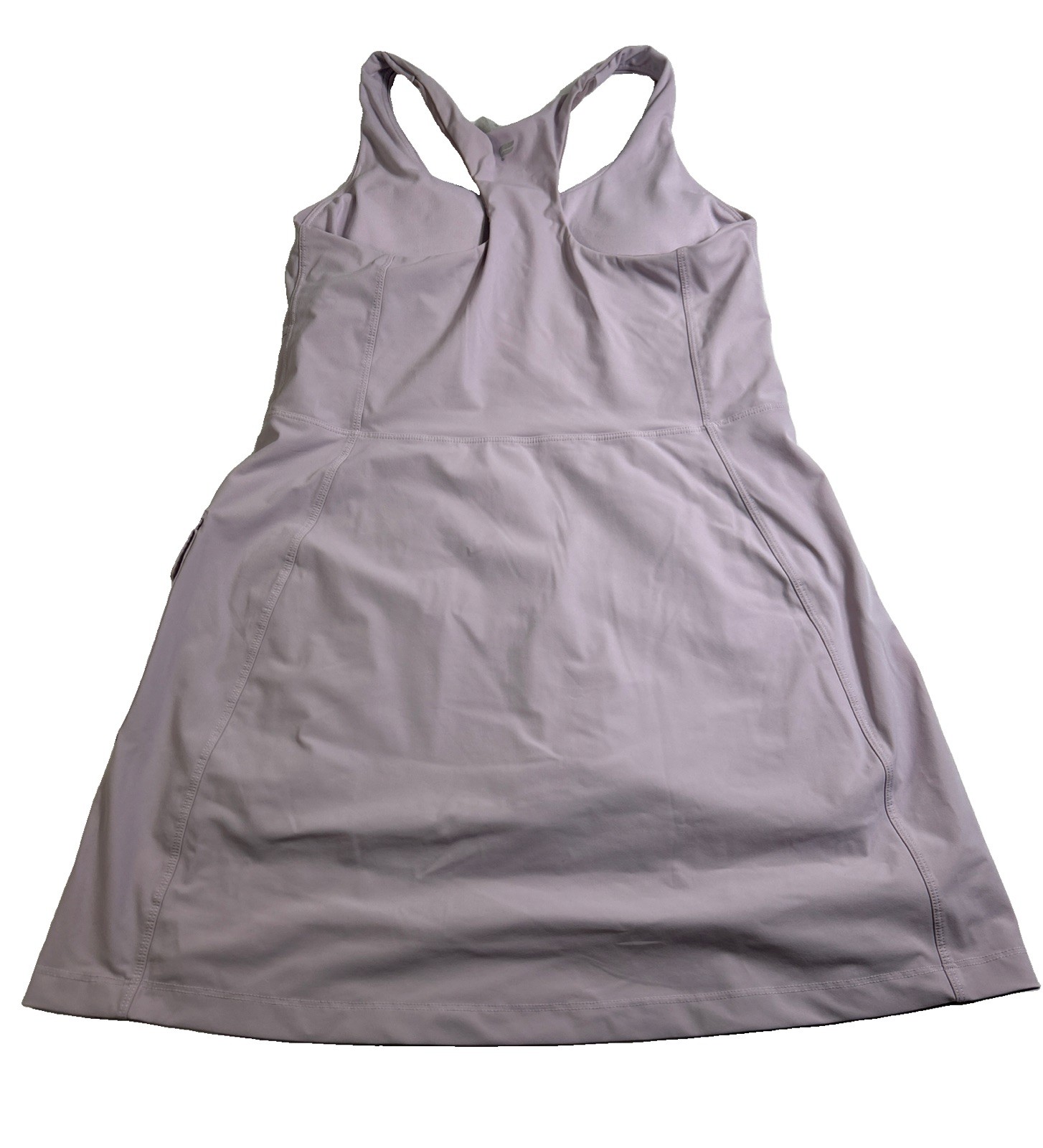 Fabletics Peformance Tennis Dress Womens Medium Purple Built-In Bra Cargo Pocket