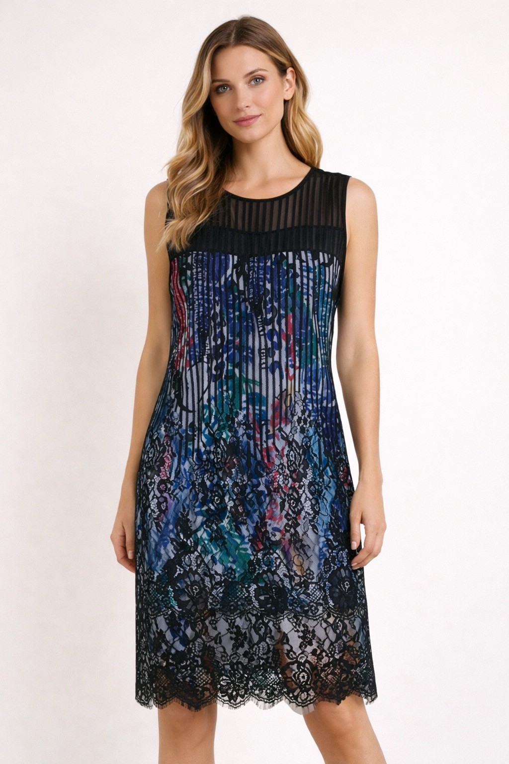 Alberto Makali New Yoel Lace Overlay Dress – Size Large