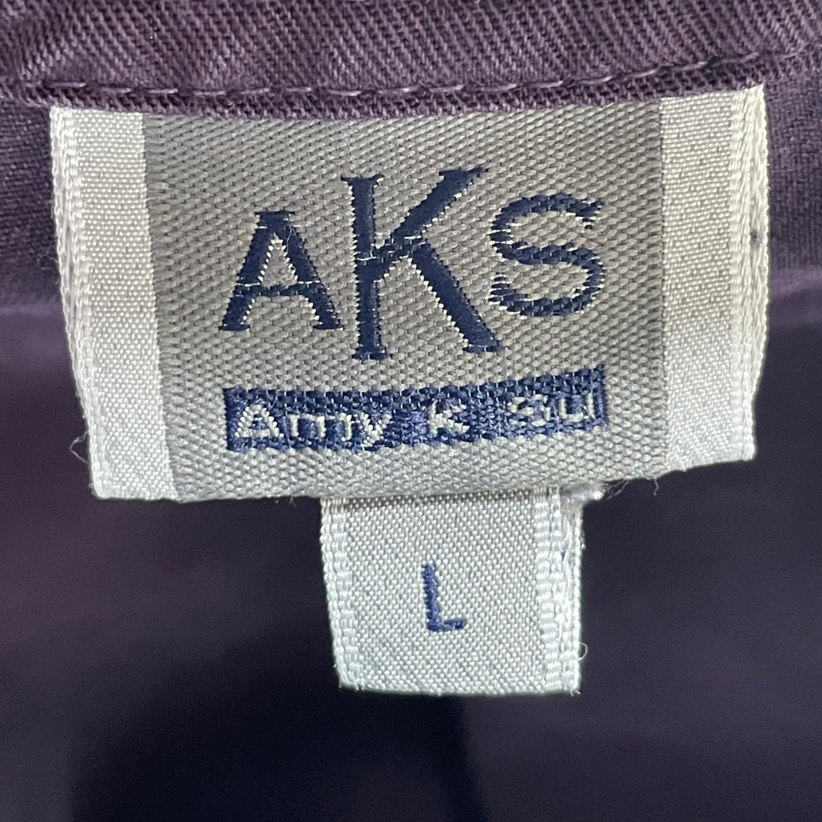 AKS Amy K Su Jumper Dress Womens L Dark Purple Earthy USA Sleeveless Utility
