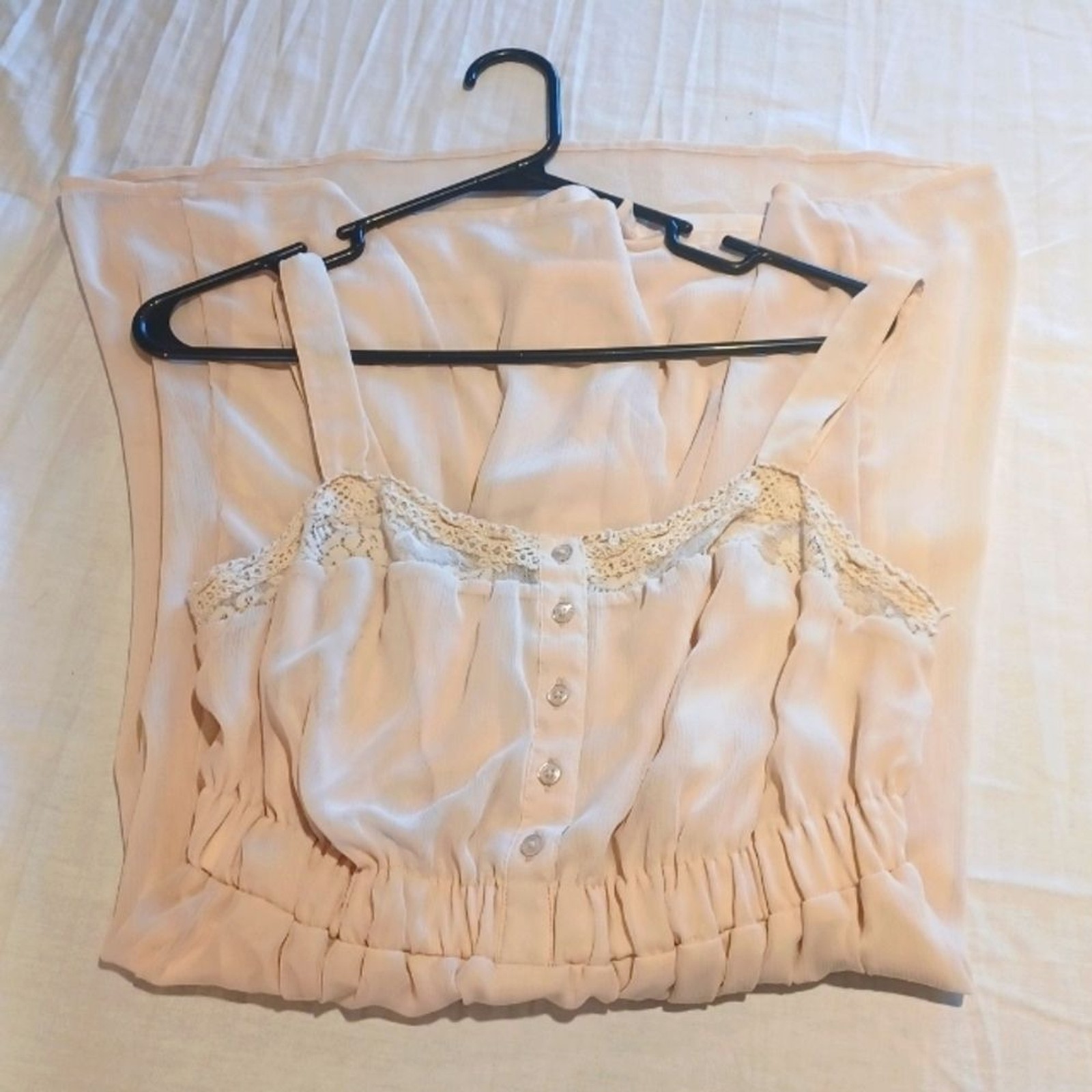 MUDD LARGE CREAM DRESS WITH LINER