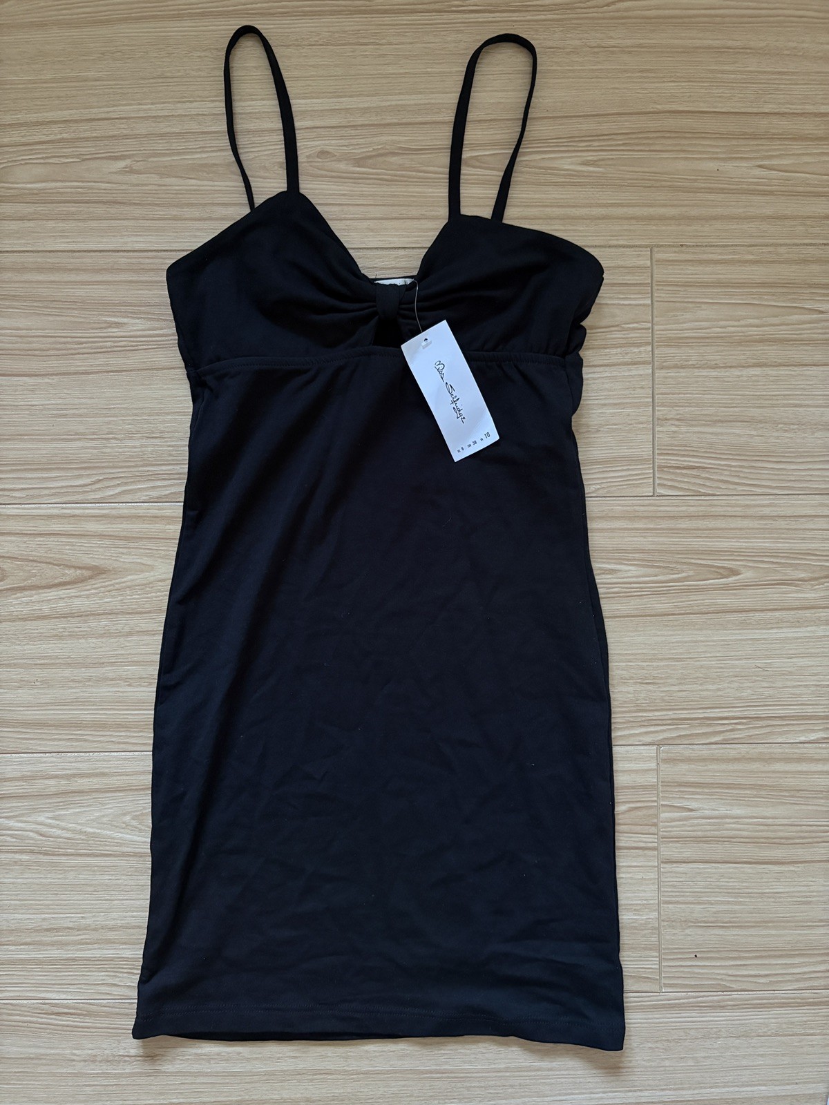 Mini Black Dress Miss Selfridge Size 10 New w Tags