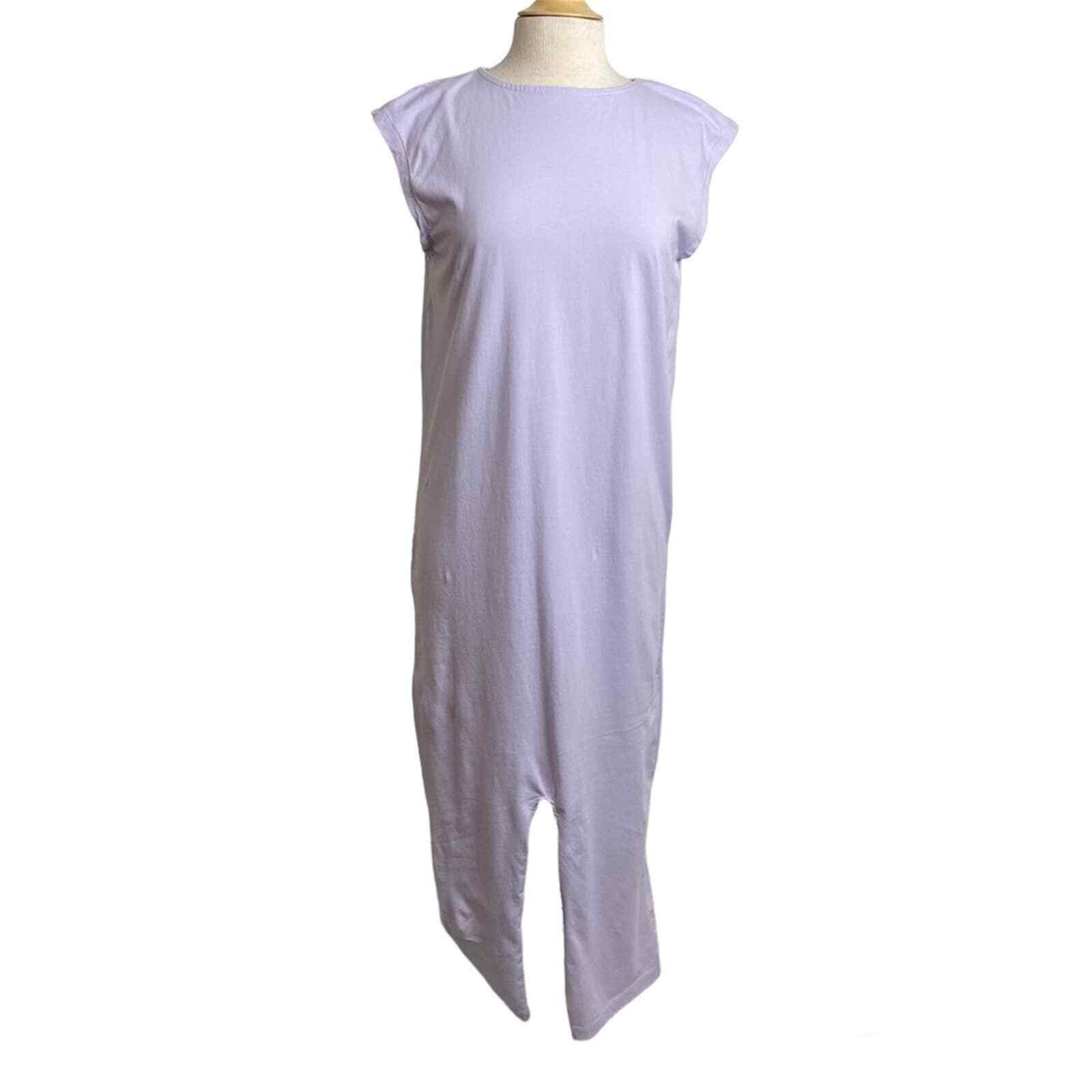 WVN for You dress dusty lavender purple organic cotton midi sleeveless S