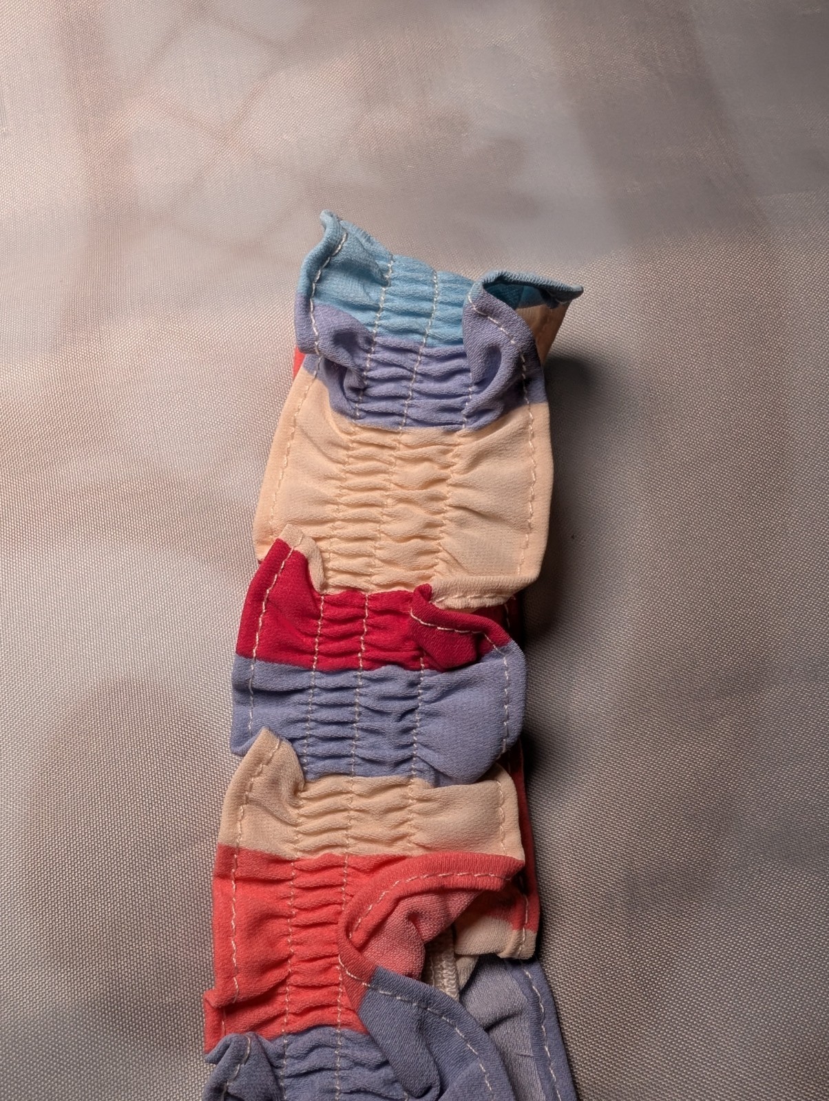 RAINBOW Striped SMOCKED Tank Maxi SUNDRESS Dress Peasant BOHO Women’s Medium
