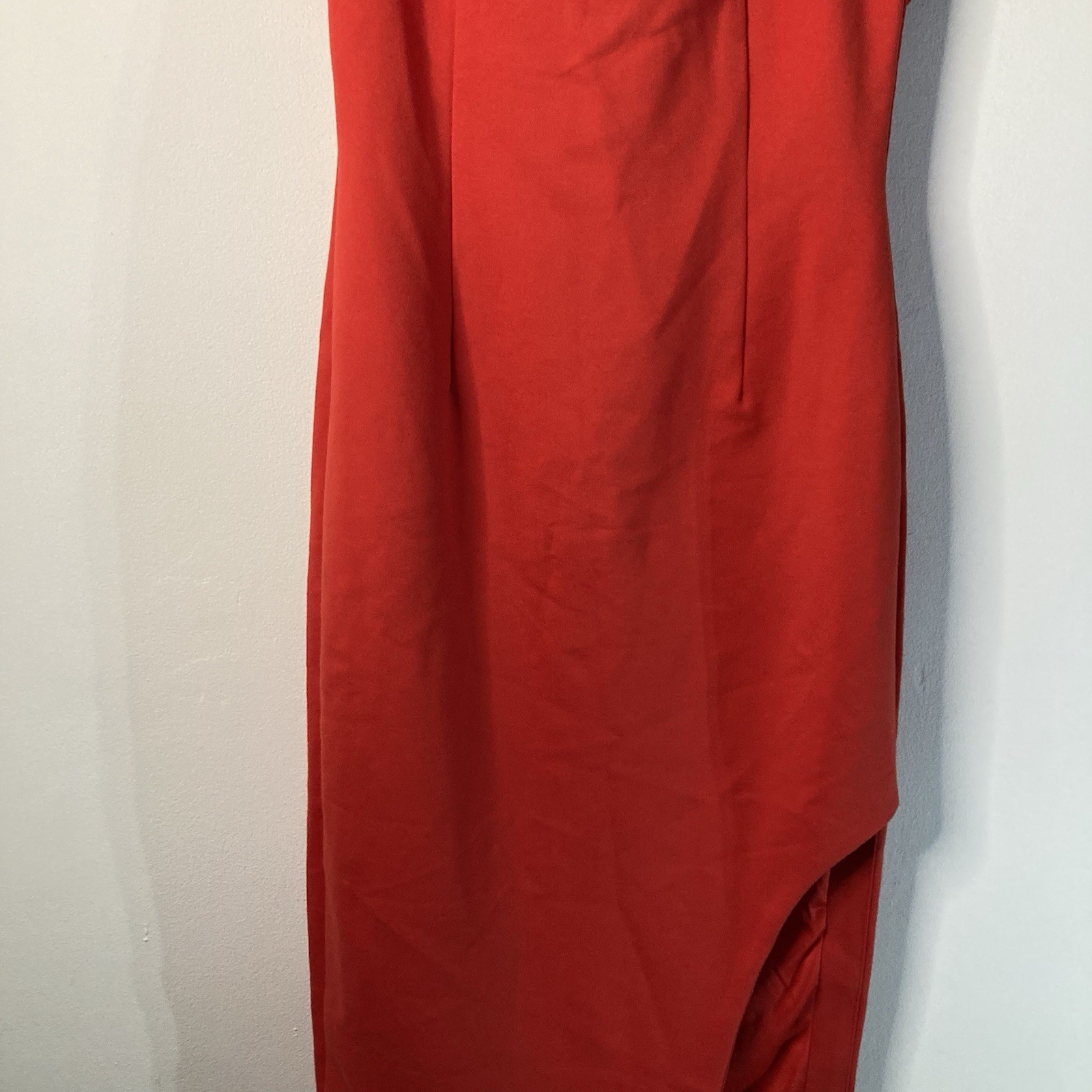 Lavish Alice Red Off Shoulder Midi Dress UK 8 – Party Evening Bodycon