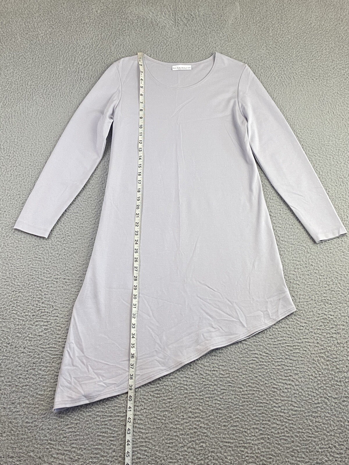 Bryn Walker Dress Size XS Lavender Handkerchief Hem Lagenlook Flowy Coastal EXC