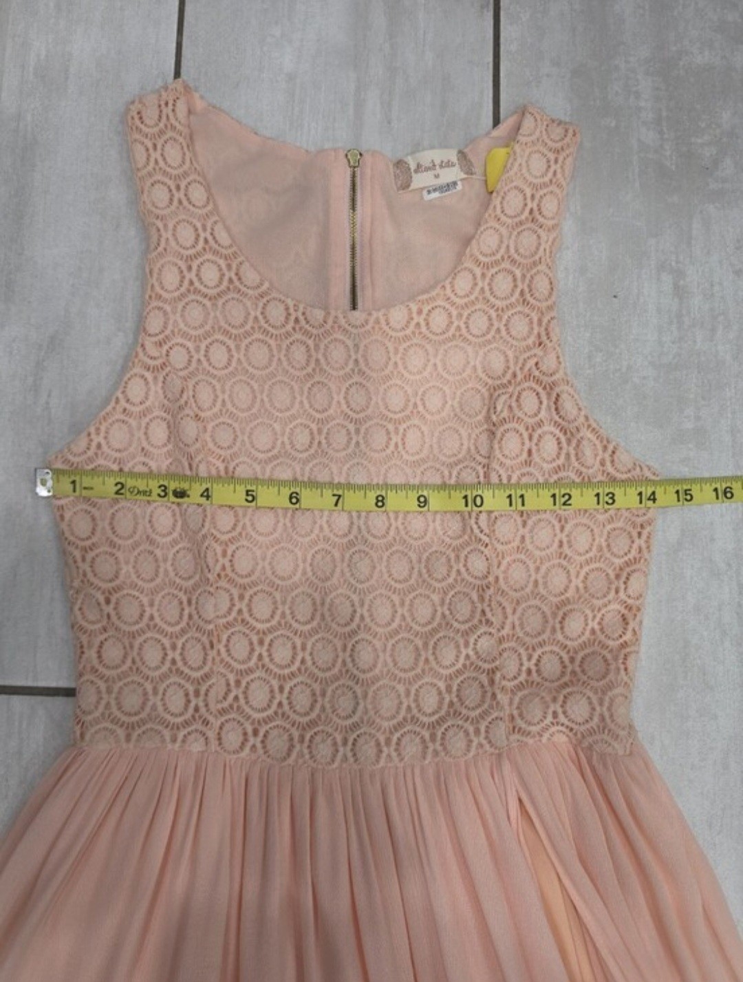 ALTAR’D STATE Beautiful Blush Pink Floral & Flowy High-Low Maxi Dress w/ Slit