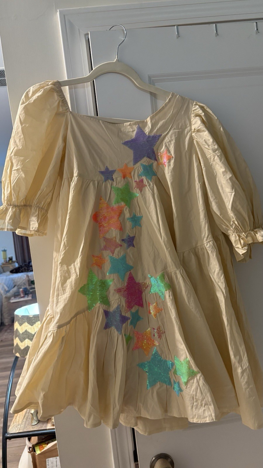 Queen of Sparkles Star Babydoll Dress