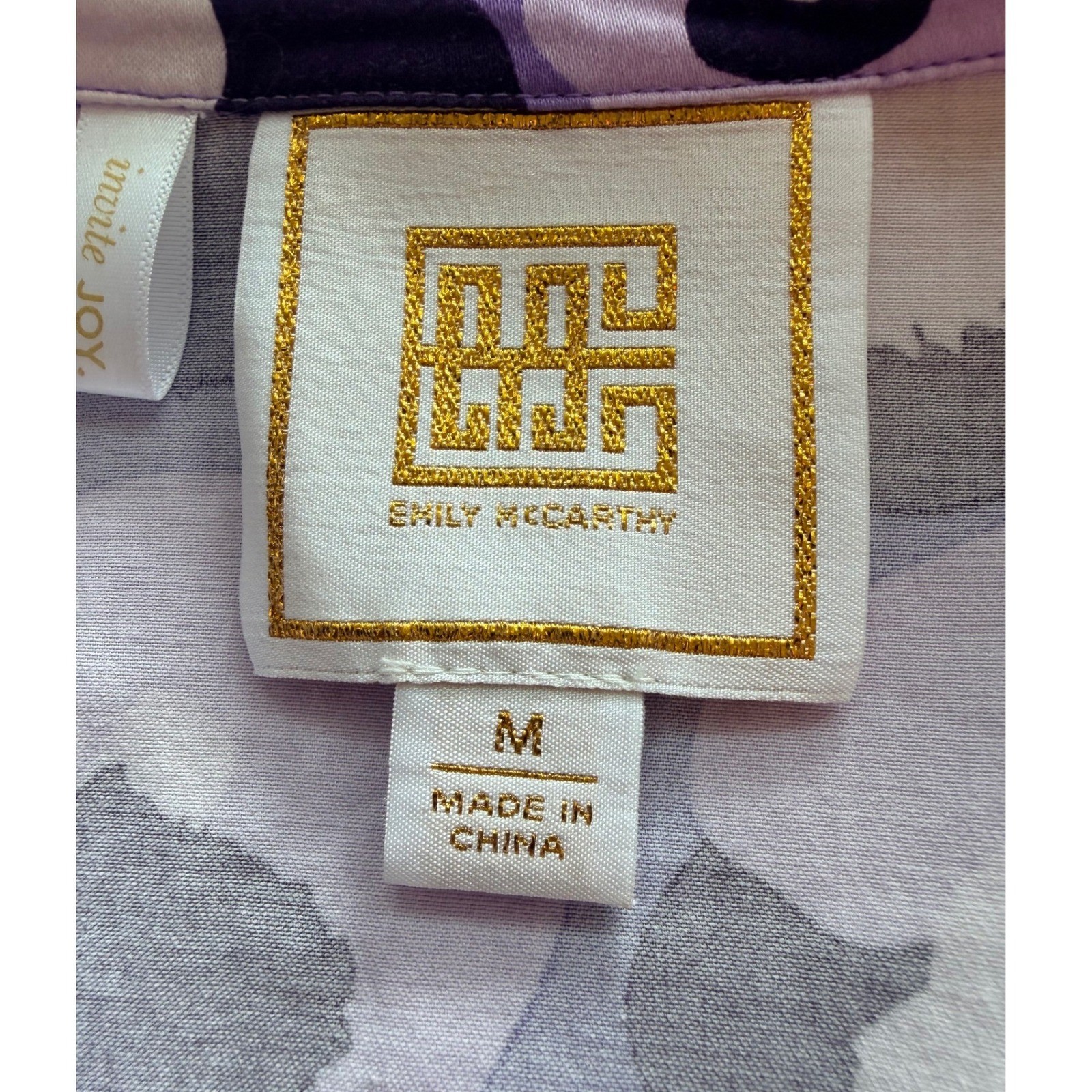 EMILY MCCARTHY Purple Leopard Preppy Gameday LSU Mod Dress Smocked Waist MEDIUM