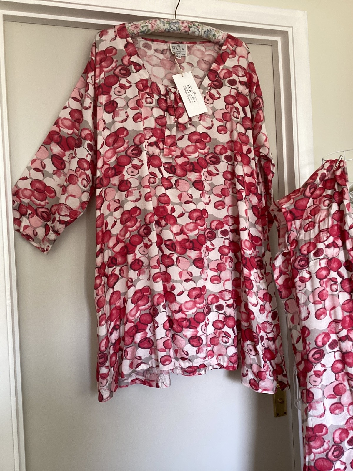 MASAI NEW ‘Genette’ RELAXED ‘Leaf’ DRESS & Matching SCARF Size XXL PLUS