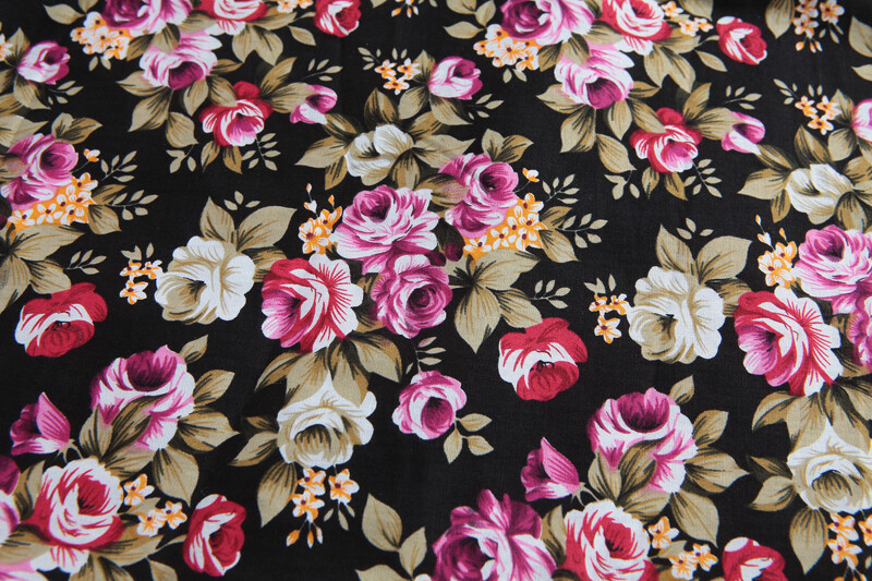 Vintage 50s 60s 70s Swing Retro Rockabilly Dress Cotton Floral Ball Party Dress
