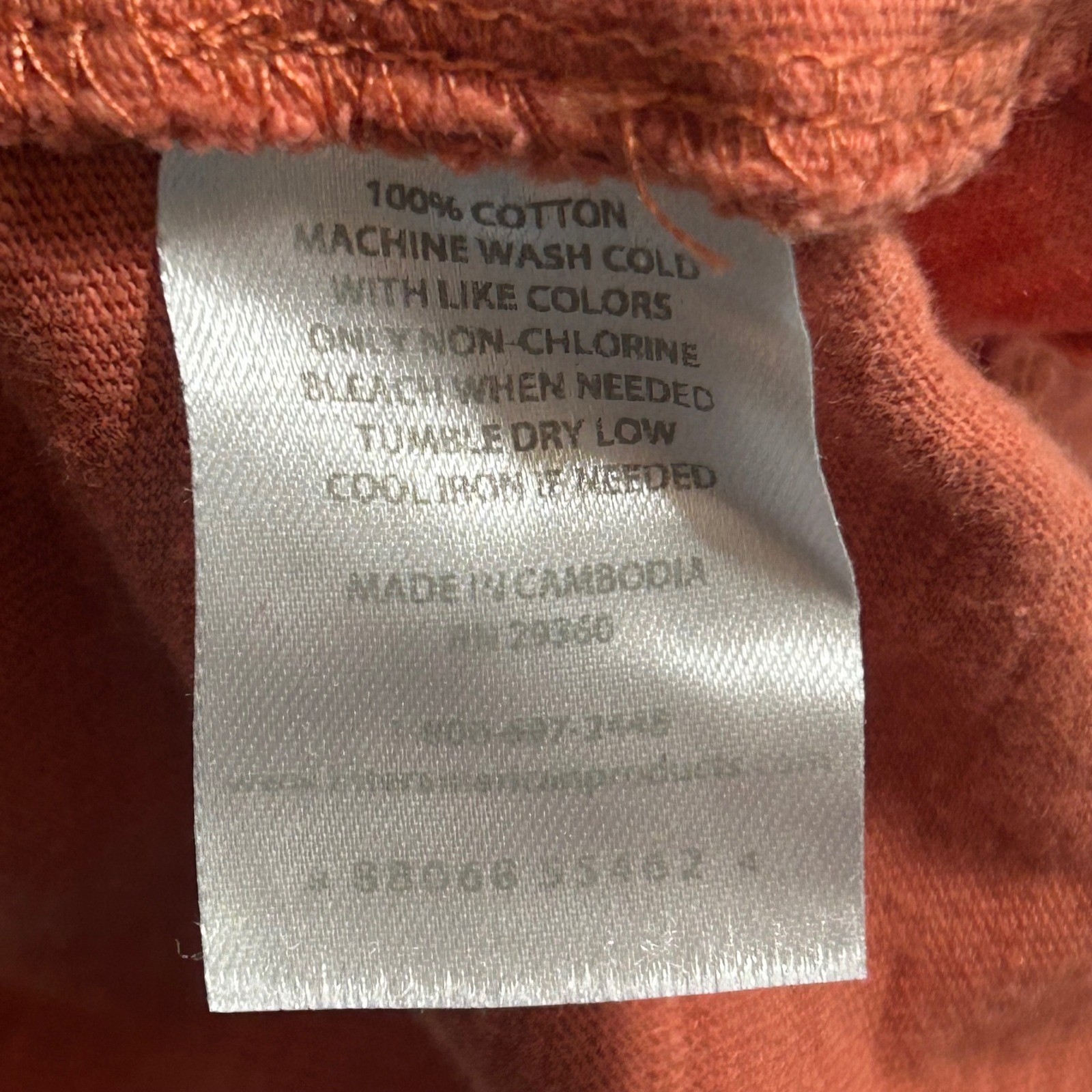 Dip Womens Sleeveless Cotton Slub Jersey Midi Dress Rust Terracotta Orange Small