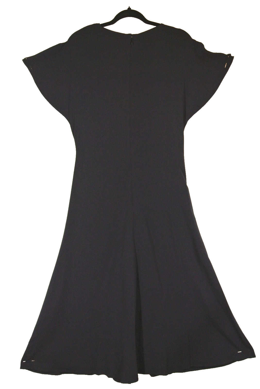 NEW, Reiss Rowe Ruched-Front Midi Dress in Navy Sz 8 #LD0269