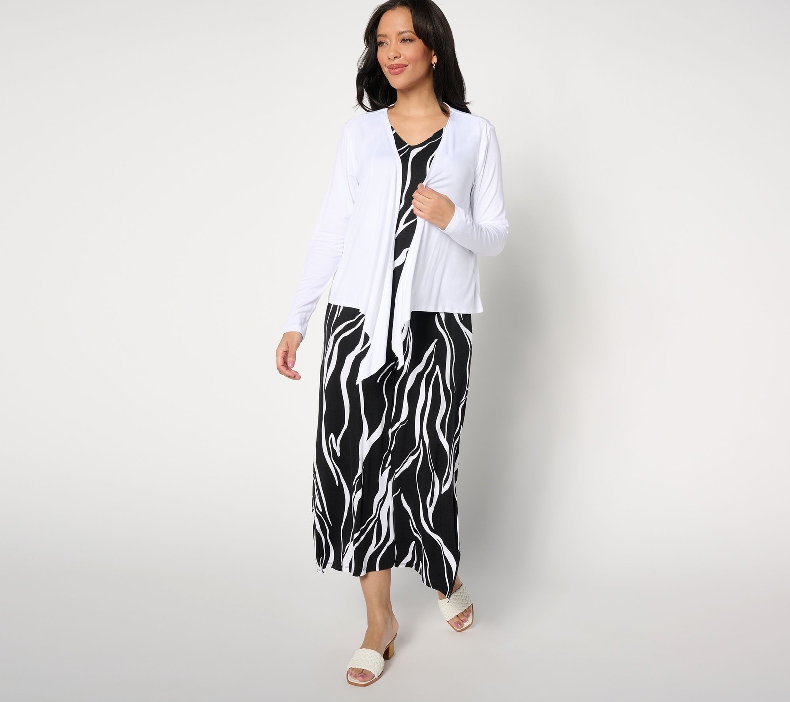 SUNNYLiFE Women’s Petite Dress PL Better Together Shrug Set Multi-colored