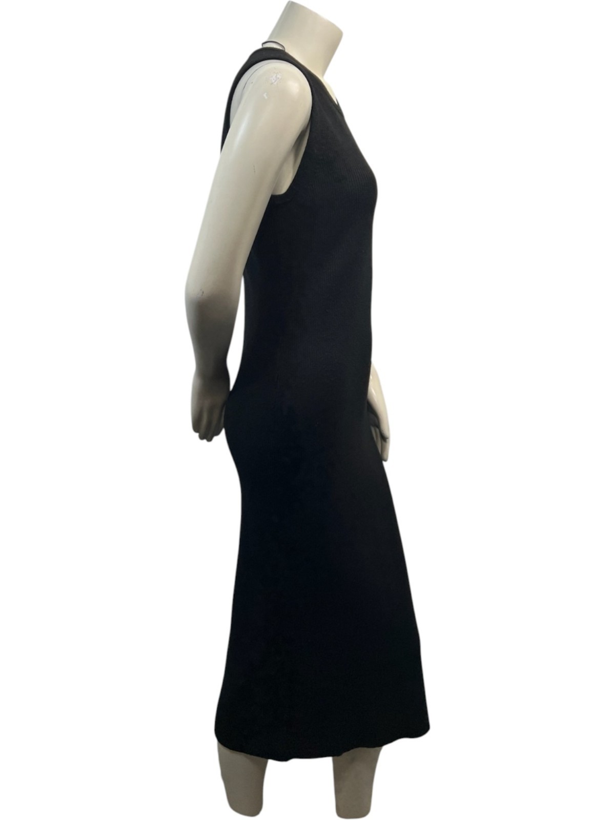 On 34th Sweater Dress Womens Size Large Black Sleeveless Stretch New
