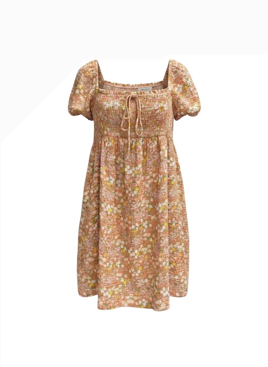 Ces Femme Floral 100% Cotton Dress Made in Mexico