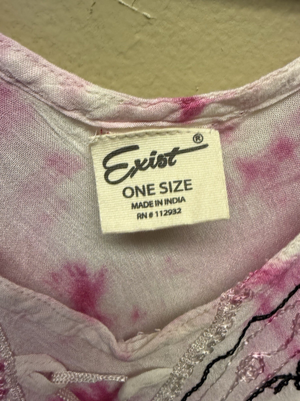 Exist Womens Summer Sun Dress Tie Dye Beach Boho Hippie Festival One Size