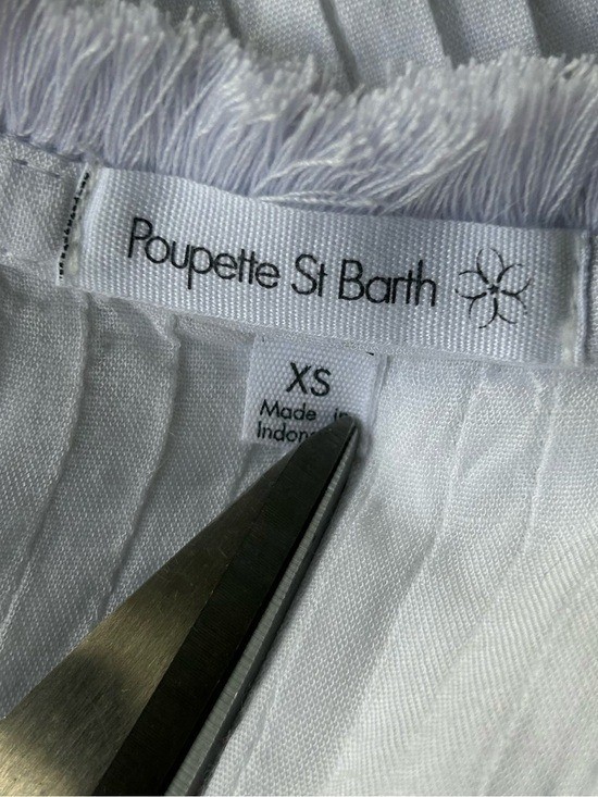 Poupette St Barth Sasha Mini Dress White $350. Excellent Resort Collection XS