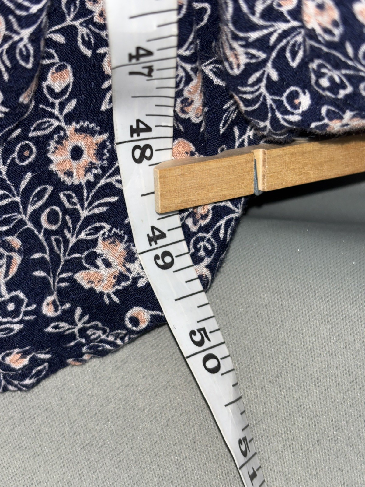 Universal Thread Blue Floral Smocked Bodice Maxi Dress Sleeveless XL