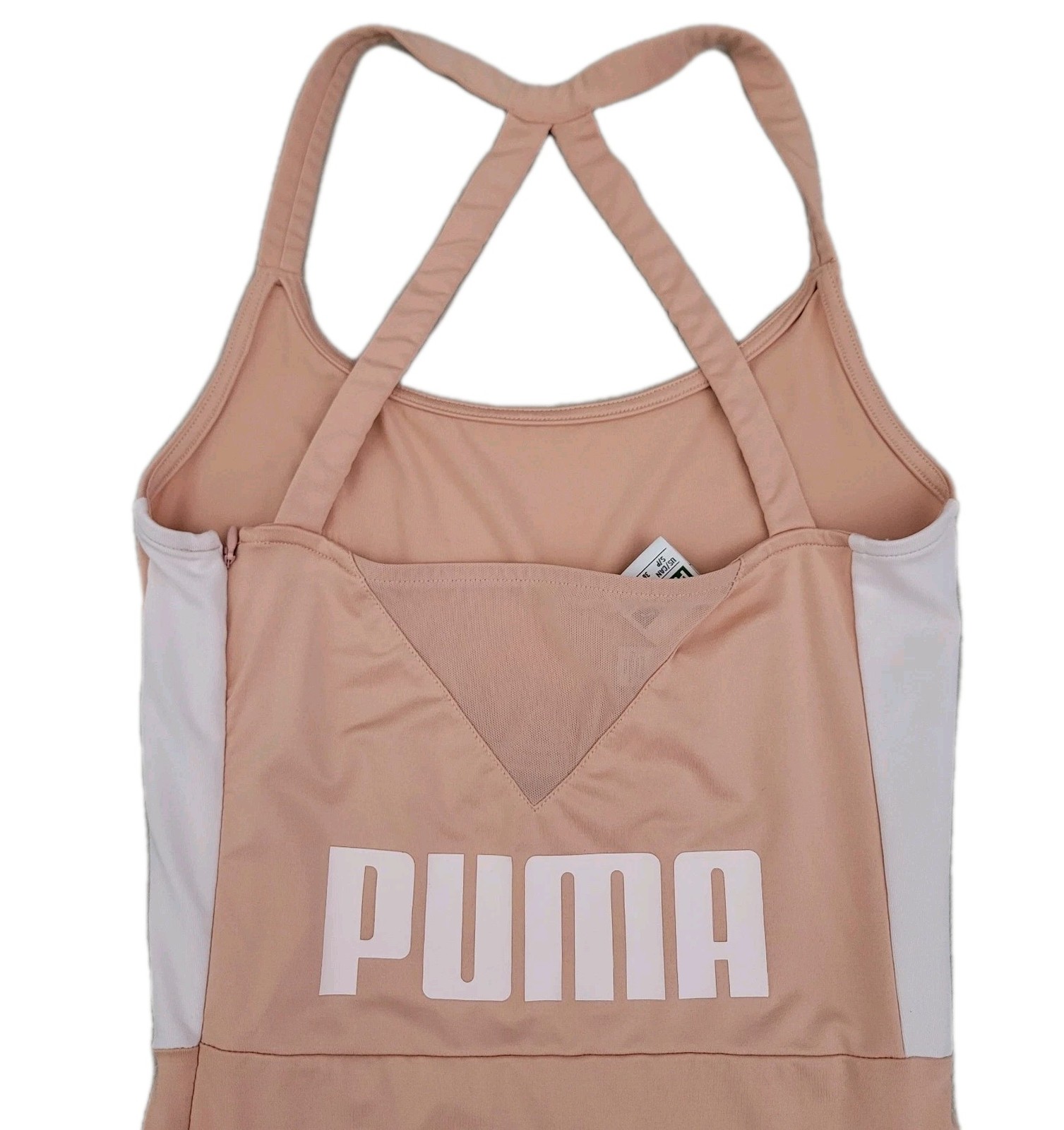 PUMA Womens Size Small Archive T7 Sport Dress Peach