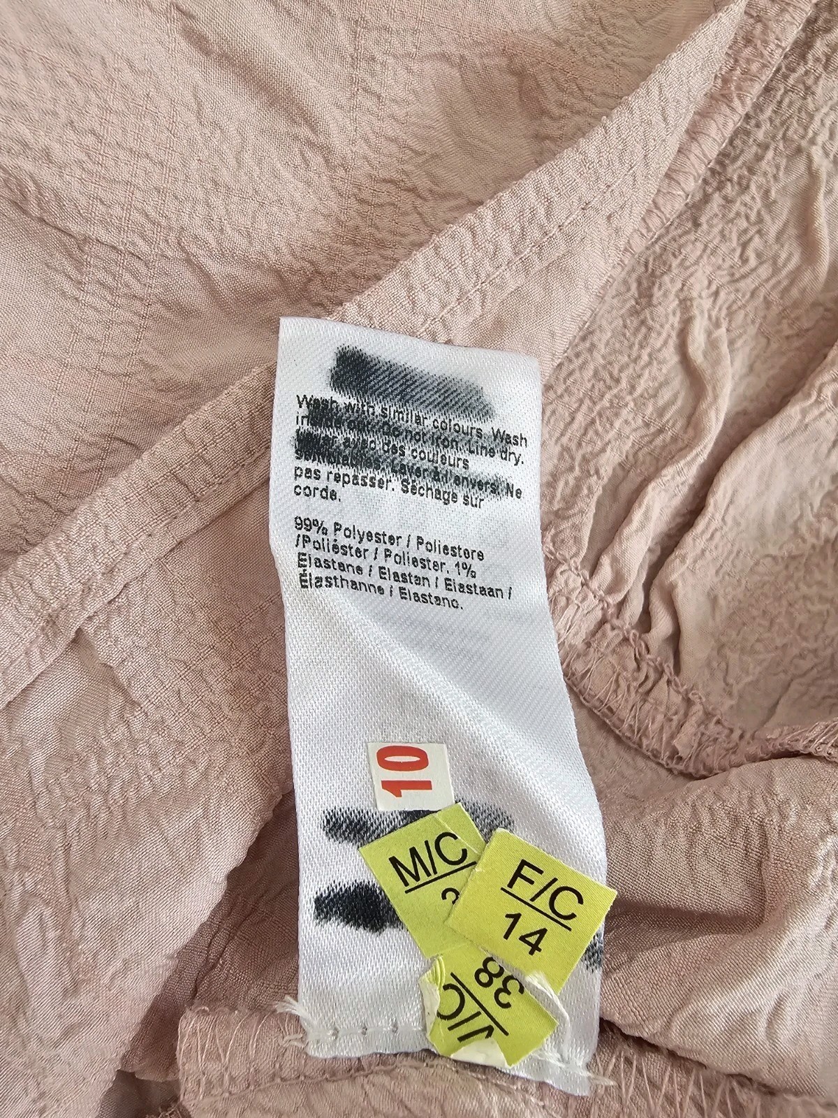 River Island,woman’s puff sleeve, mini back tie summer dress size 12 petite