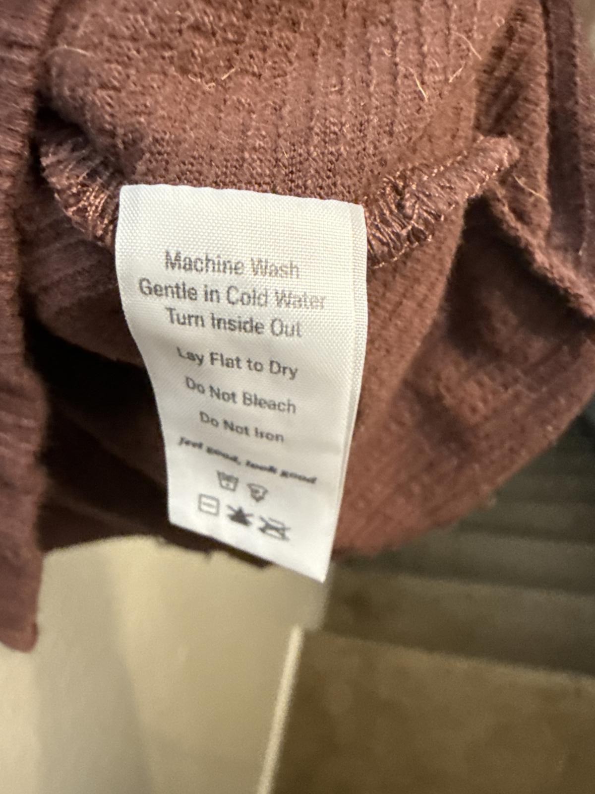 Richer Poorer Cloud Weave Maroon Button Up Dress Size Medium