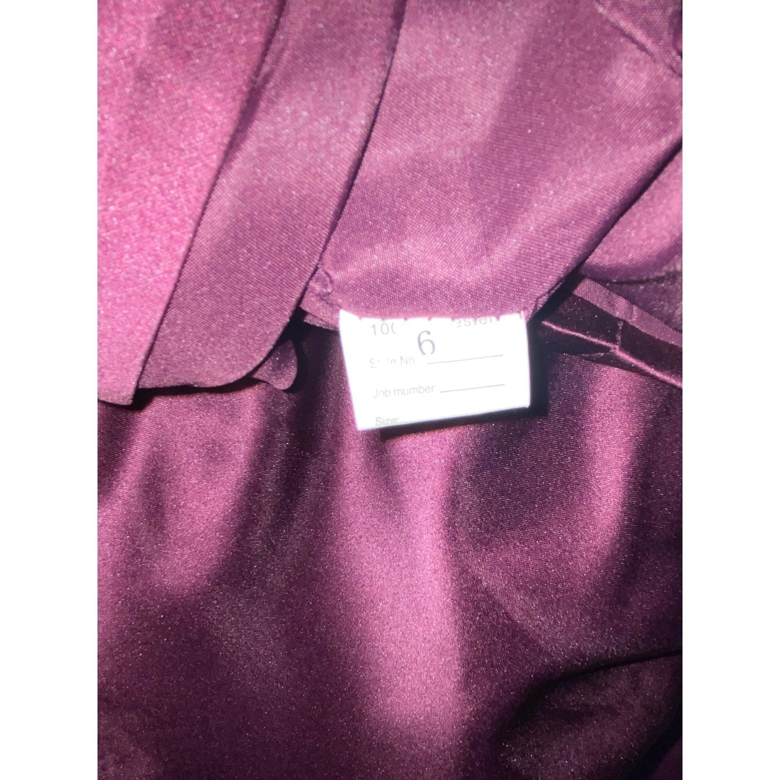 Ine Evening Gown Womens 6 Satin Corset Back Formal Maxi Wedding