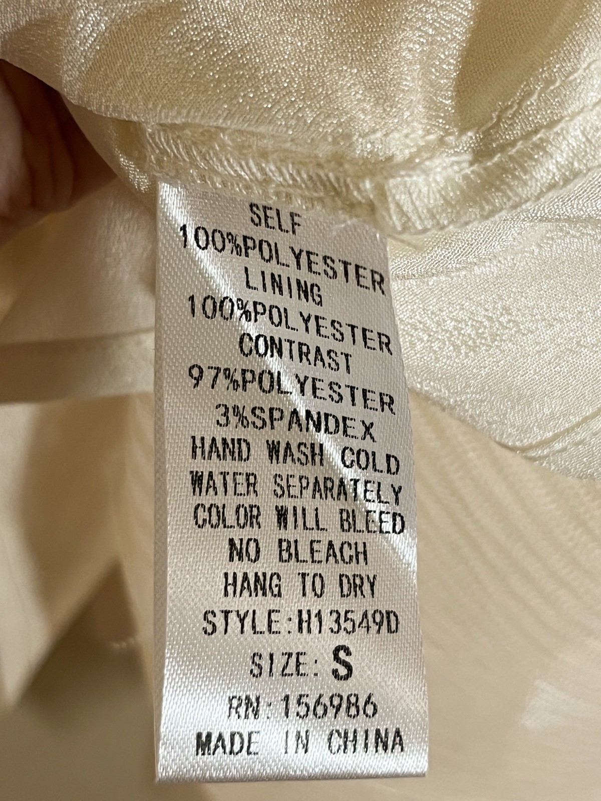 Idem Ditto Women’s Formal Sleeveless Ruffle Mini Dress Size Small Cream Chiffon