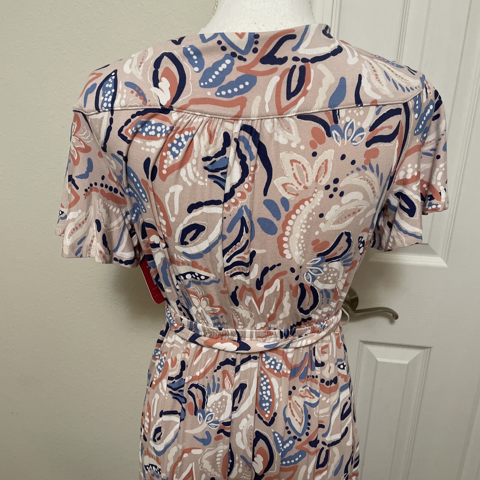 Flutter Short Sleeve Knit Maternity Dress -by Ingrid & Isabel™ Size Small