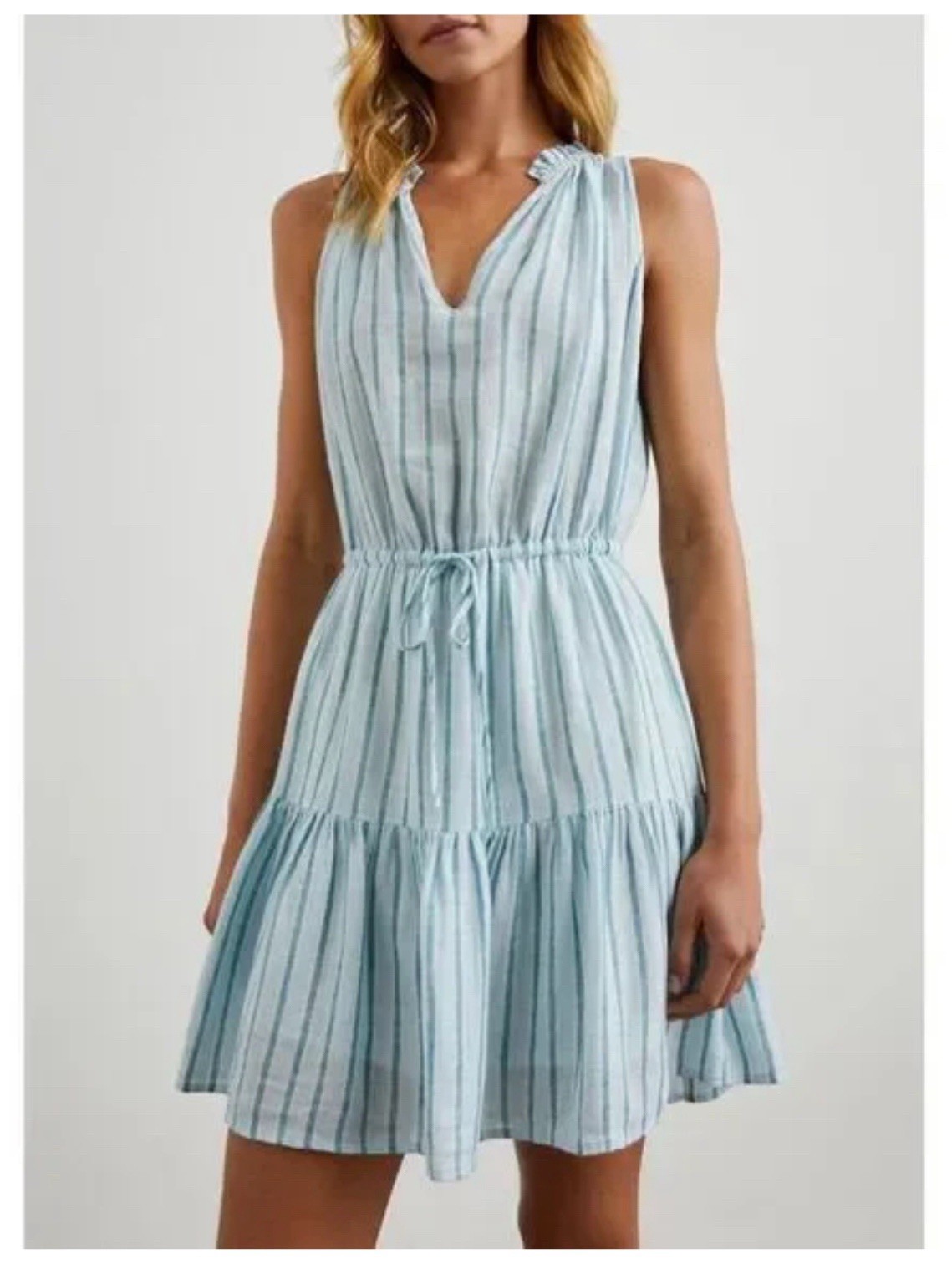 RAILS Dress Women’s Small Summer Stripe Sleeveless Albany Tiered Cotton #R3-5