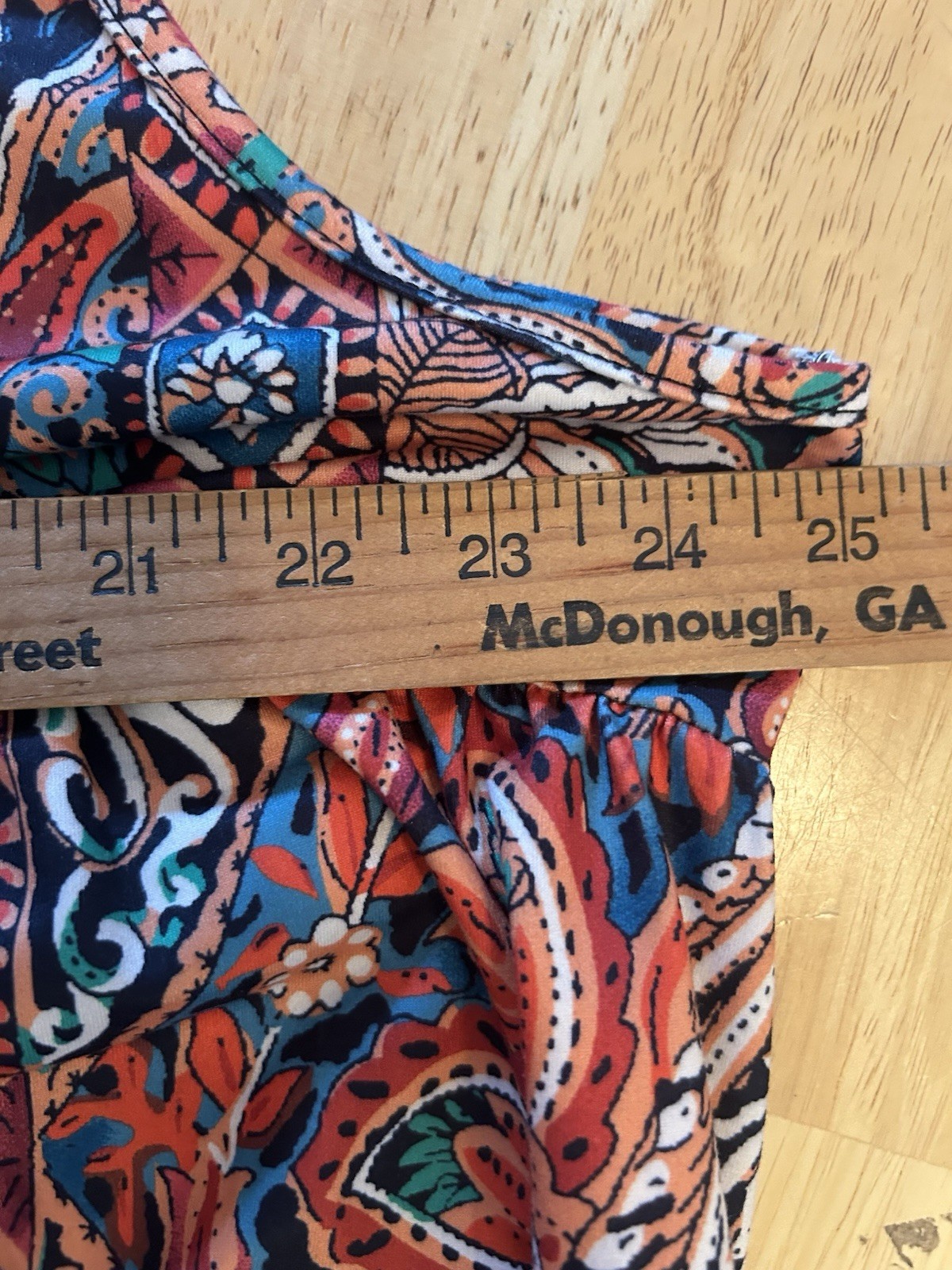 Unbranded Plus Size 5XL Boho Paisley Comfort Dress Colorful Stretch Flowy Long