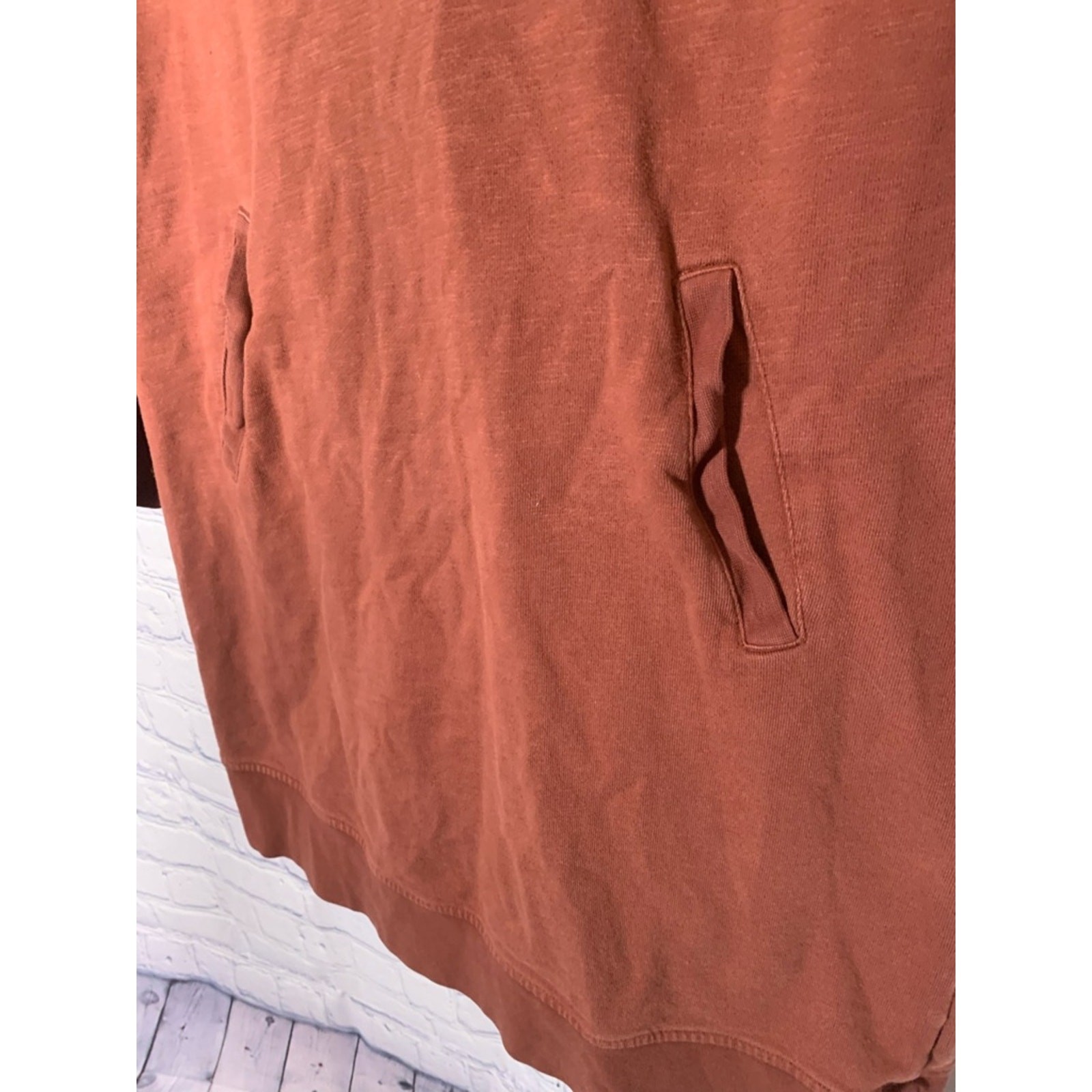 Toad & Co Womens Follow Through Hooded Dress in Manzanita Sz S Organic Casual