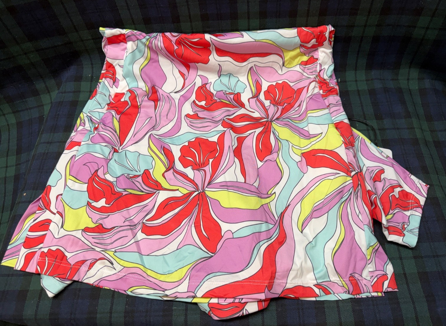 Tail Activewear Golf Dress Stretch Short Sleeve Painted Petals Size XS