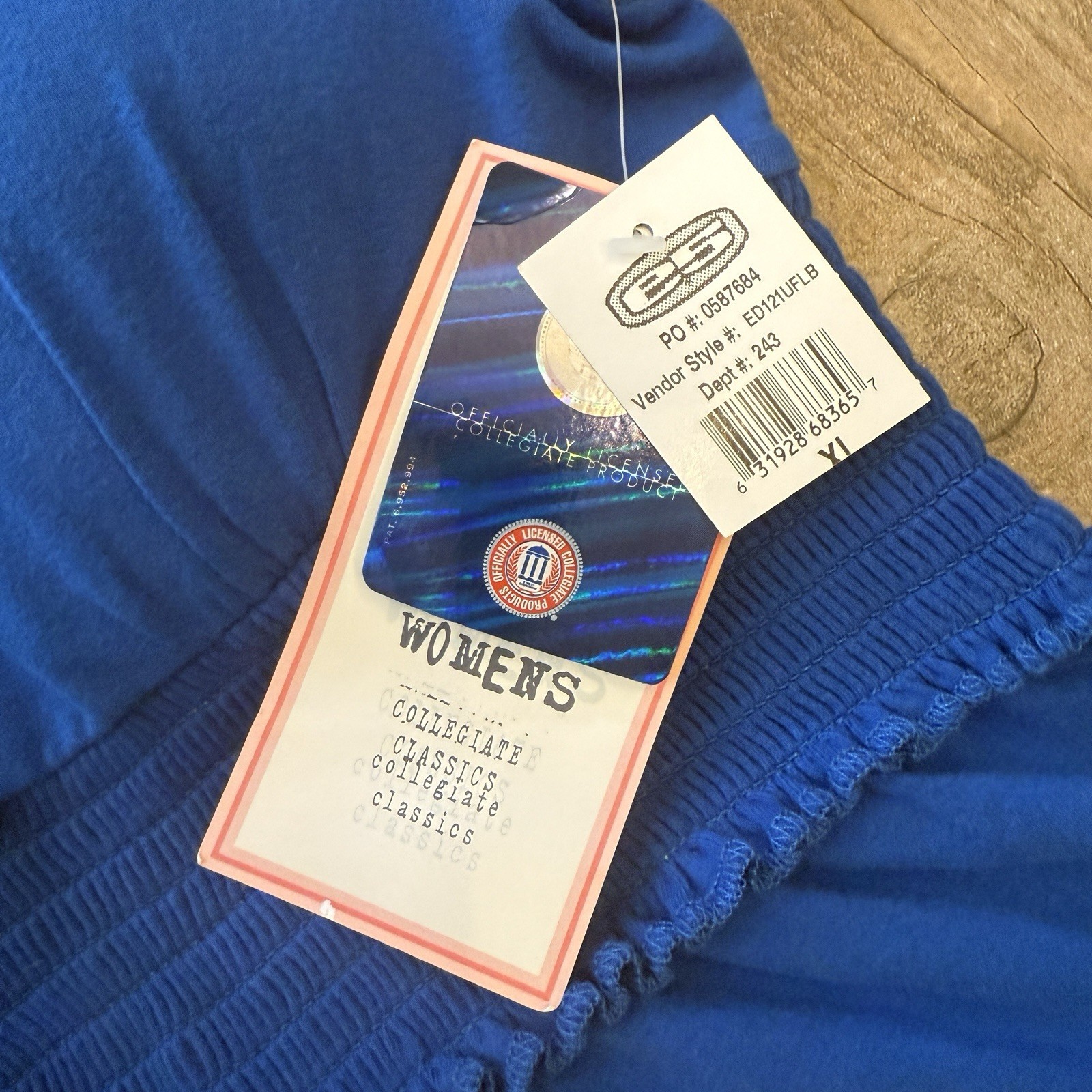 Florida Gators Dress E5 College Classics Blue Spaghetti Strap Size XL NWT Womans